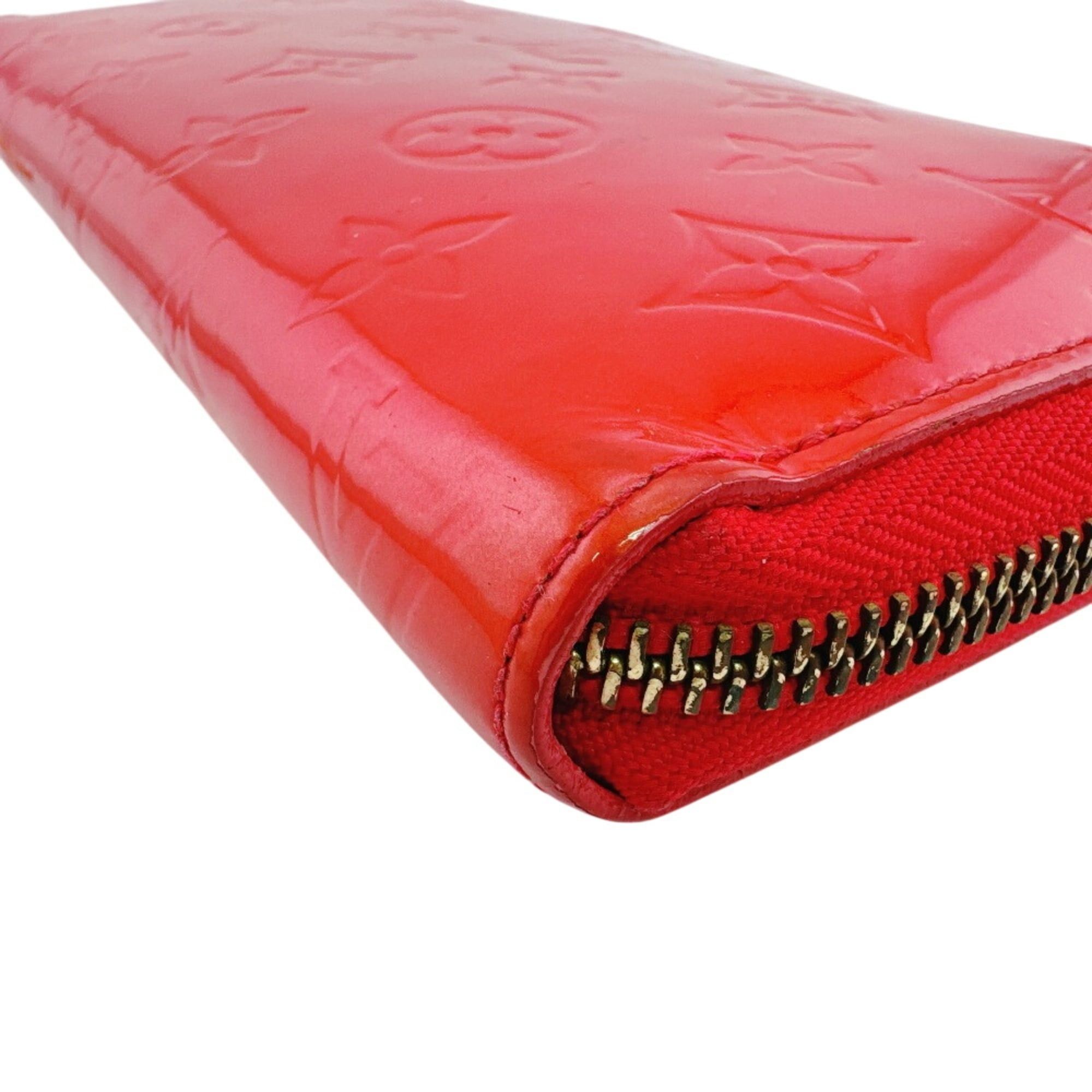 Louis Vuitton LOUIS VUITTON M90200 Zippy Wallet, Round Zipper, Vernis Leather, Long Red Size ONE SIZE - 4 Thumbnail