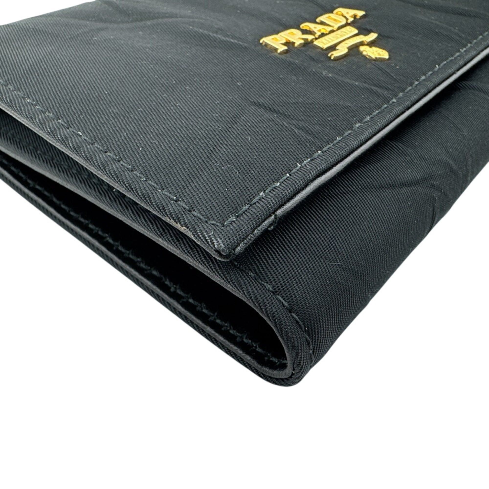 Prada PRADA Compact Wallet, Tri-fold Black Size ONE SIZE - 3 Thumbnail