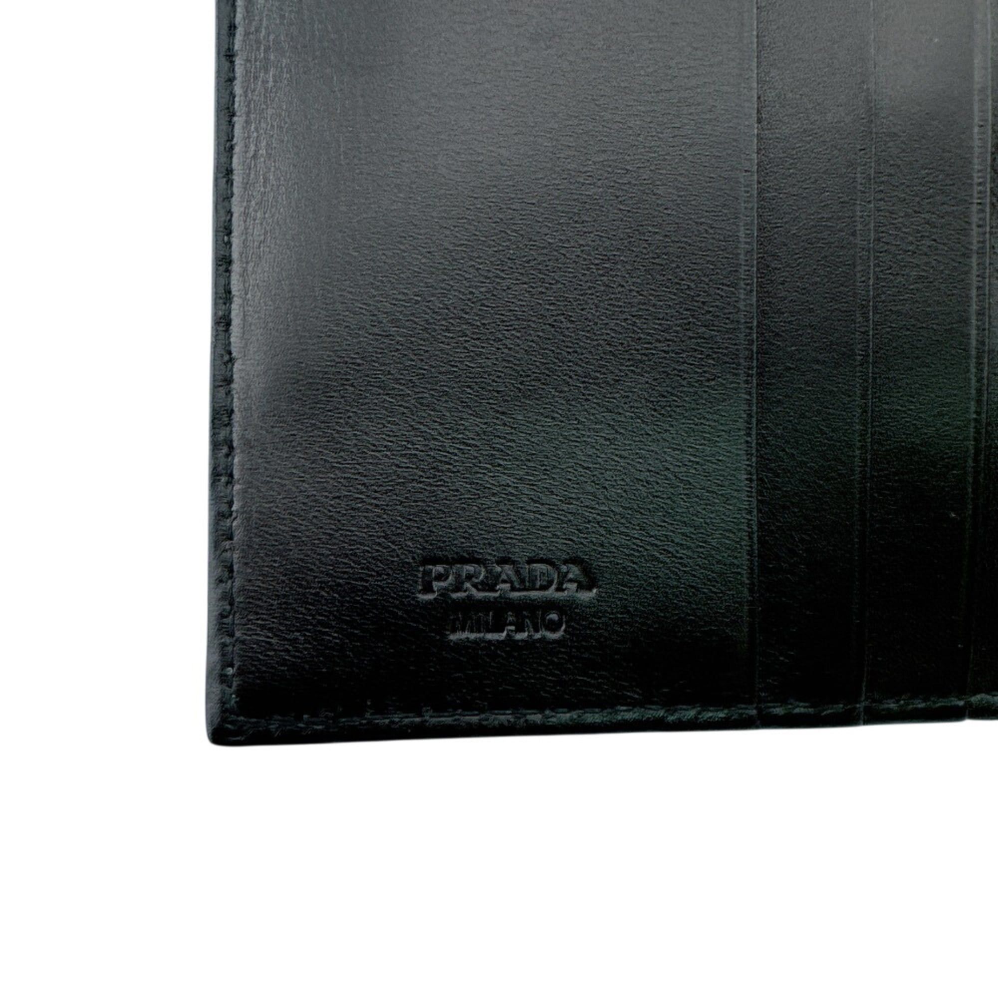 Prada PRADA Compact Wallet, Tri-fold Black Size ONE SIZE - 10 Thumbnail
