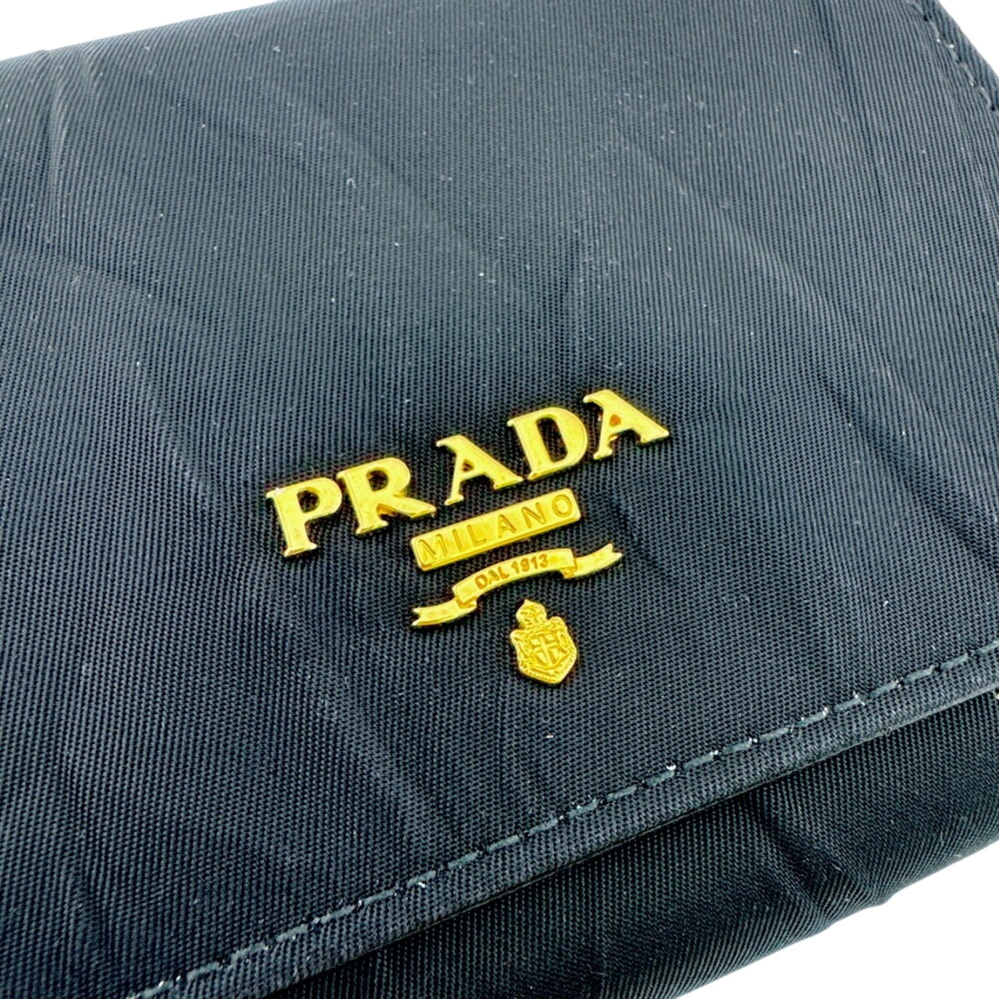 Prada PRADA Compact Wallet, Tri-fold Black Size ONE SIZE - 7 Thumbnail