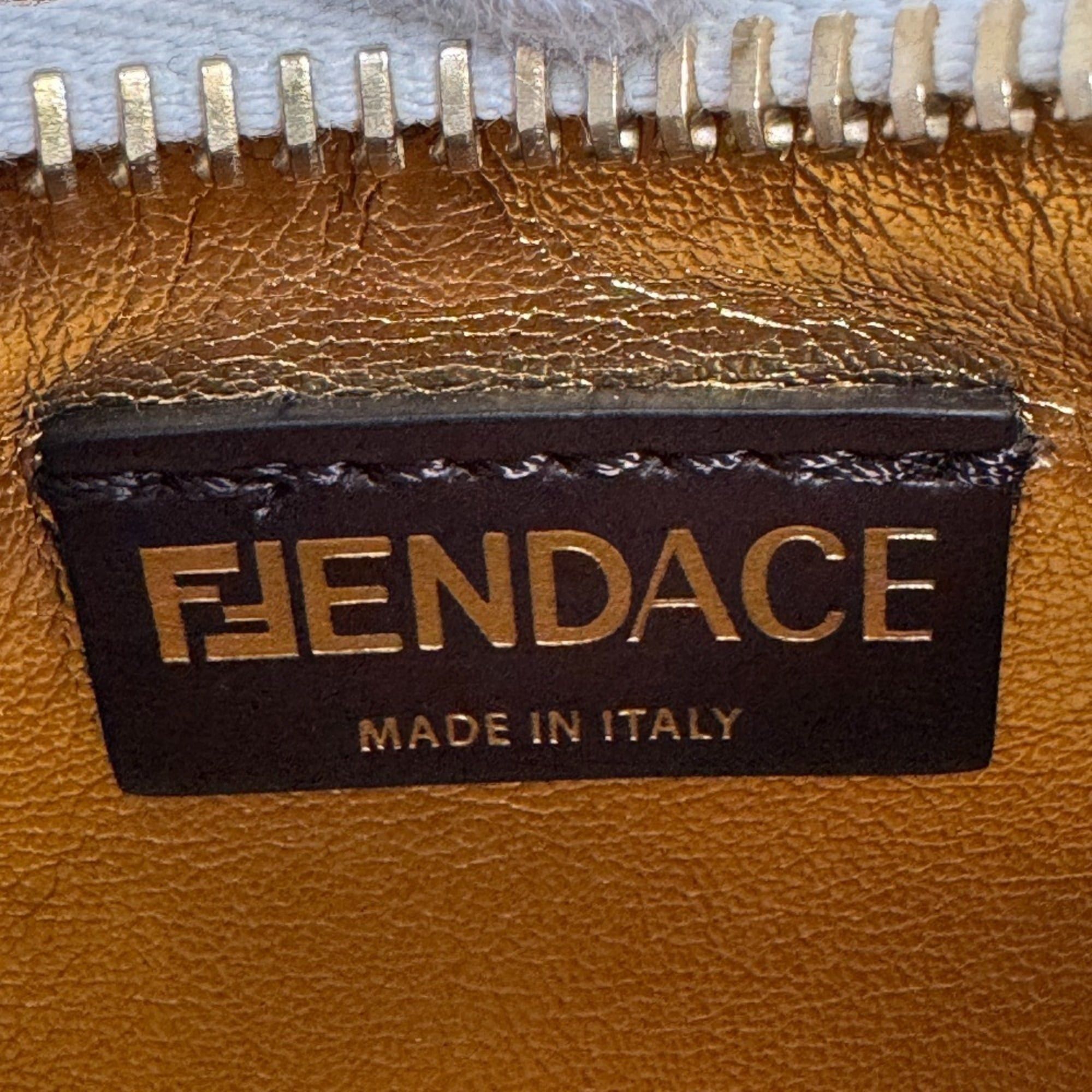 Fendi FENDI 7AS089 Nano FendiGraphy Versace Collaboration Pouch Lettering Logo Hobo Handbag Pink Size ONE SIZE - 12 Thumbnail