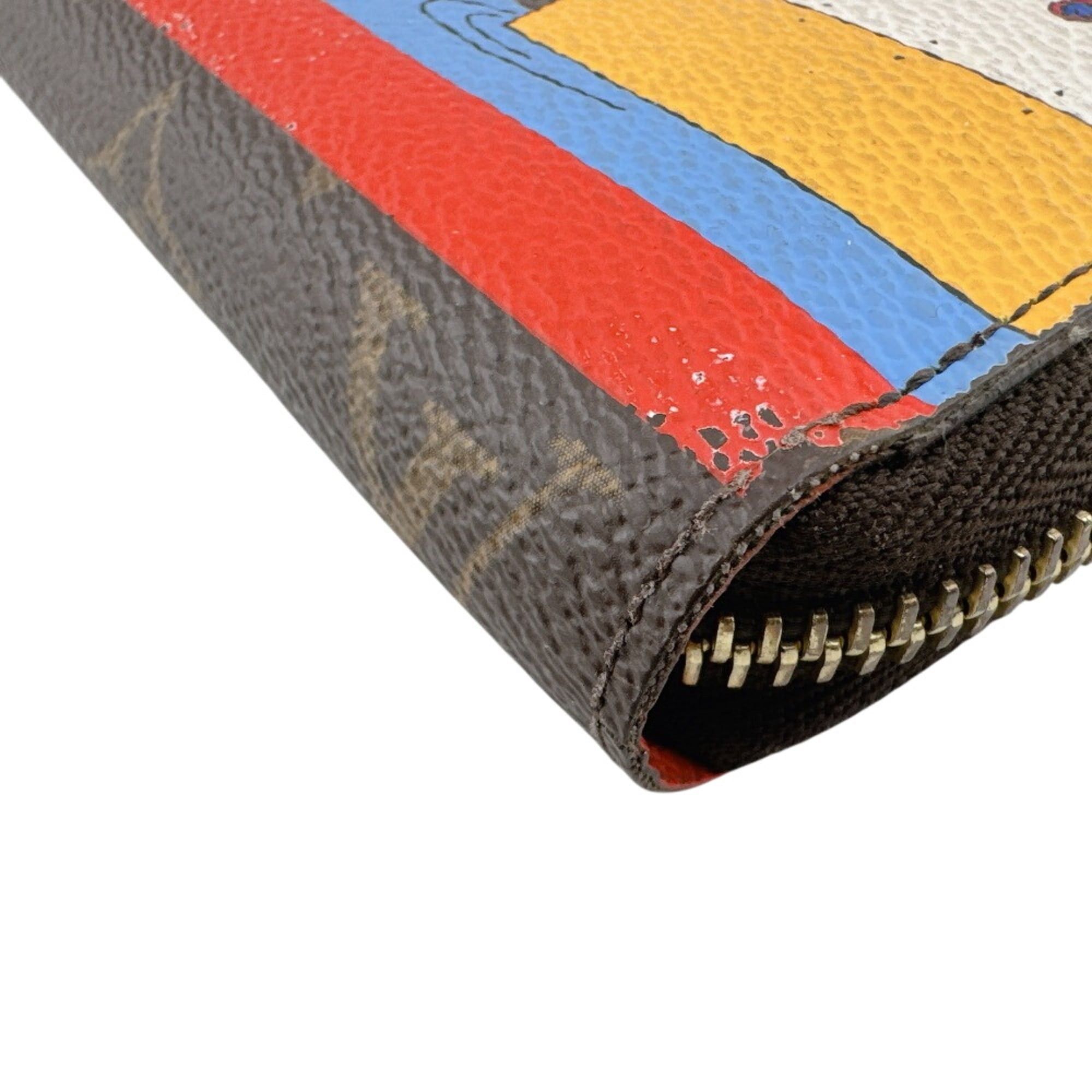 Louis Vuitton LOUIS VUITTON M62135 Zippy Wallet Illustré Cruise Monogram Long Brown Size ONE SIZE - 4 Thumbnail