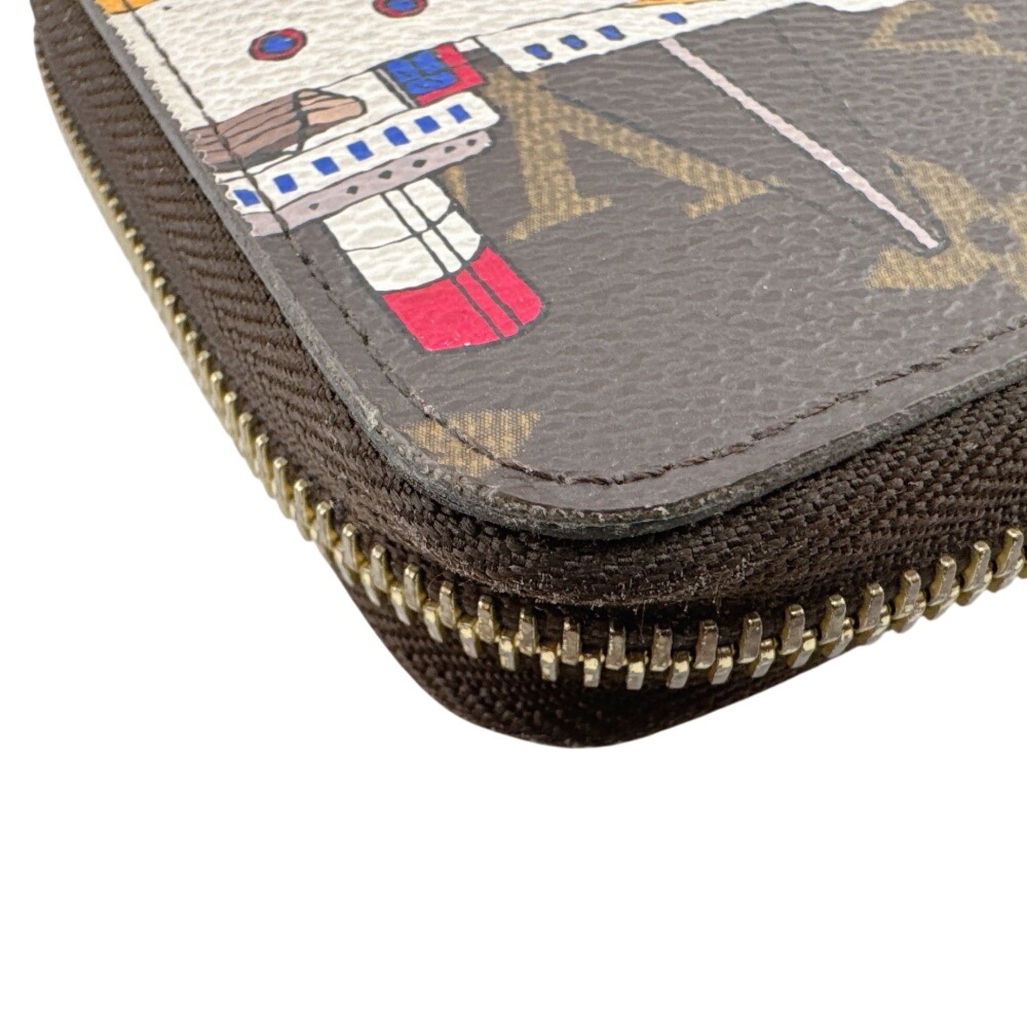 Louis Vuitton LOUIS VUITTON M62135 Zippy Wallet Illustré Cruise Monogram Long Brown Size ONE SIZE - 5 Thumbnail