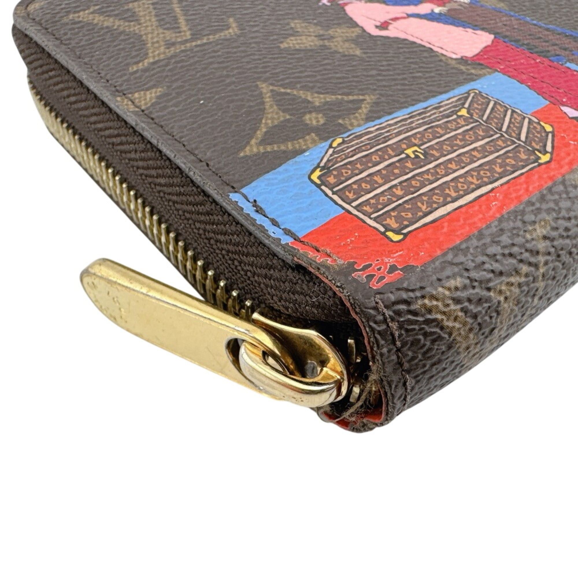 Louis Vuitton LOUIS VUITTON M62135 Zippy Wallet Illustré Cruise Monogram Long Brown Size ONE SIZE - 3 Thumbnail