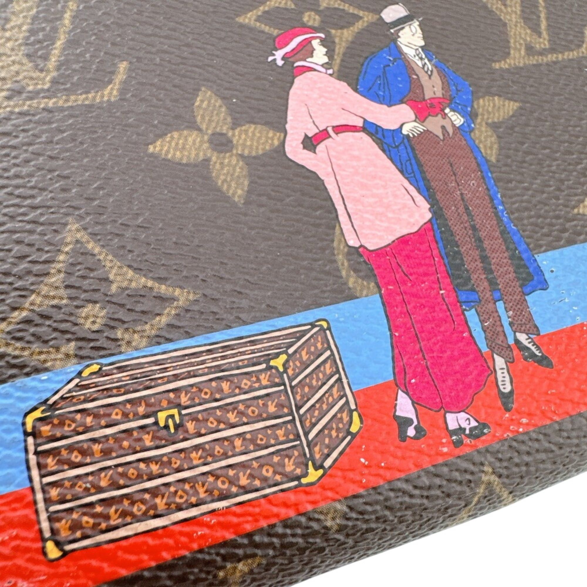 Louis Vuitton LOUIS VUITTON M62135 Zippy Wallet Illustré Cruise Monogram Long Brown Size ONE SIZE - 7 Thumbnail