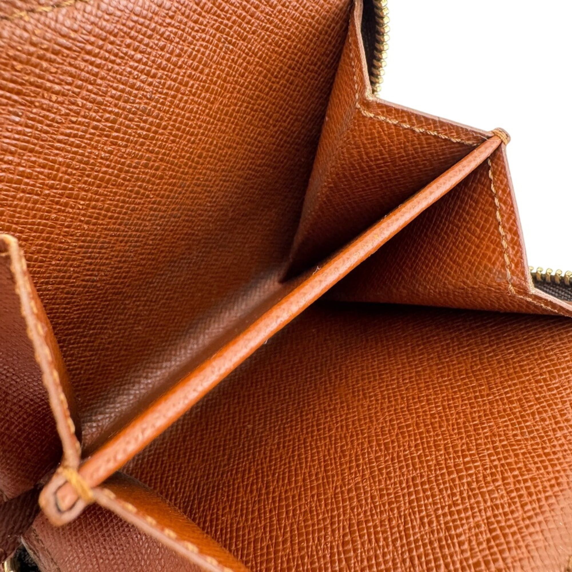 Louis Vuitton LOUIS VUITTON M61667 Compact Zip Wallet Monogram Bi-fold Brown Size ONE SIZE - 12 Thumbnail