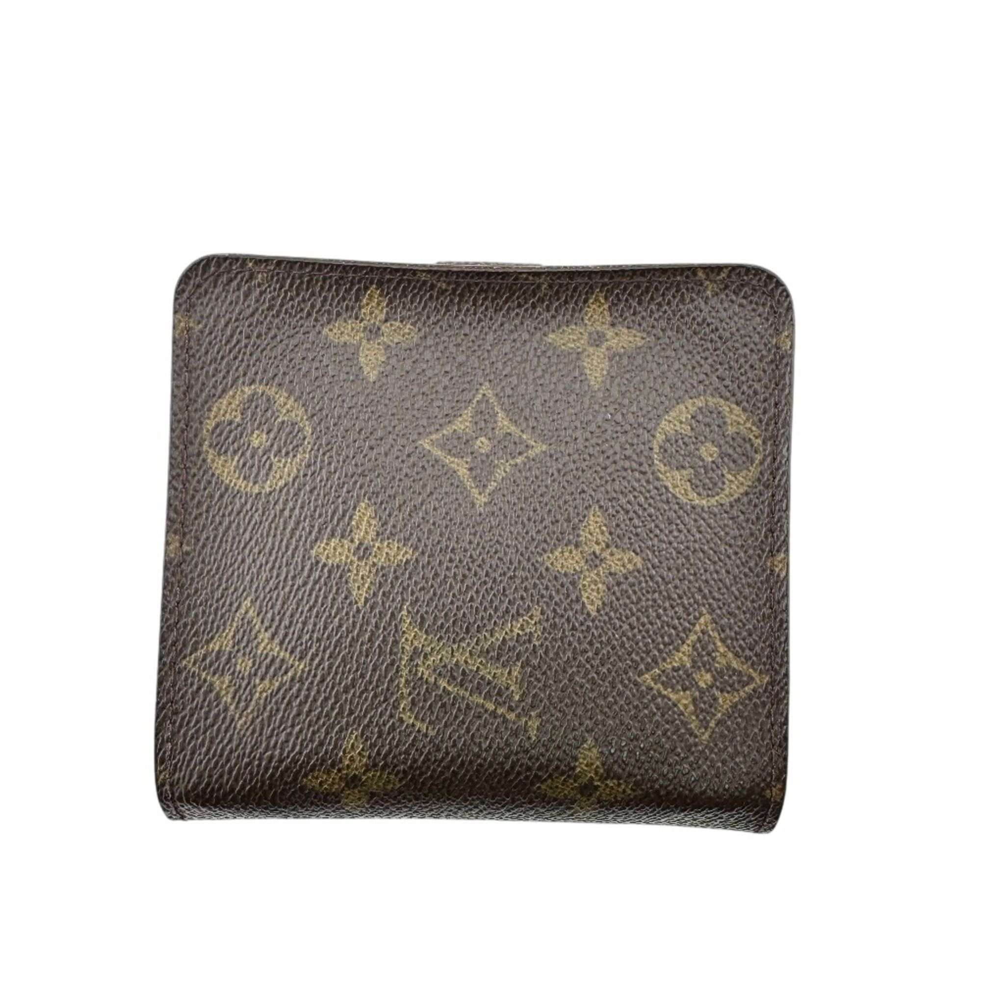 Louis Vuitton LOUIS VUITTON M61667 Compact Zip Wallet Monogram Bi-fold Brown Size ONE SIZE - 2 Thumbnail