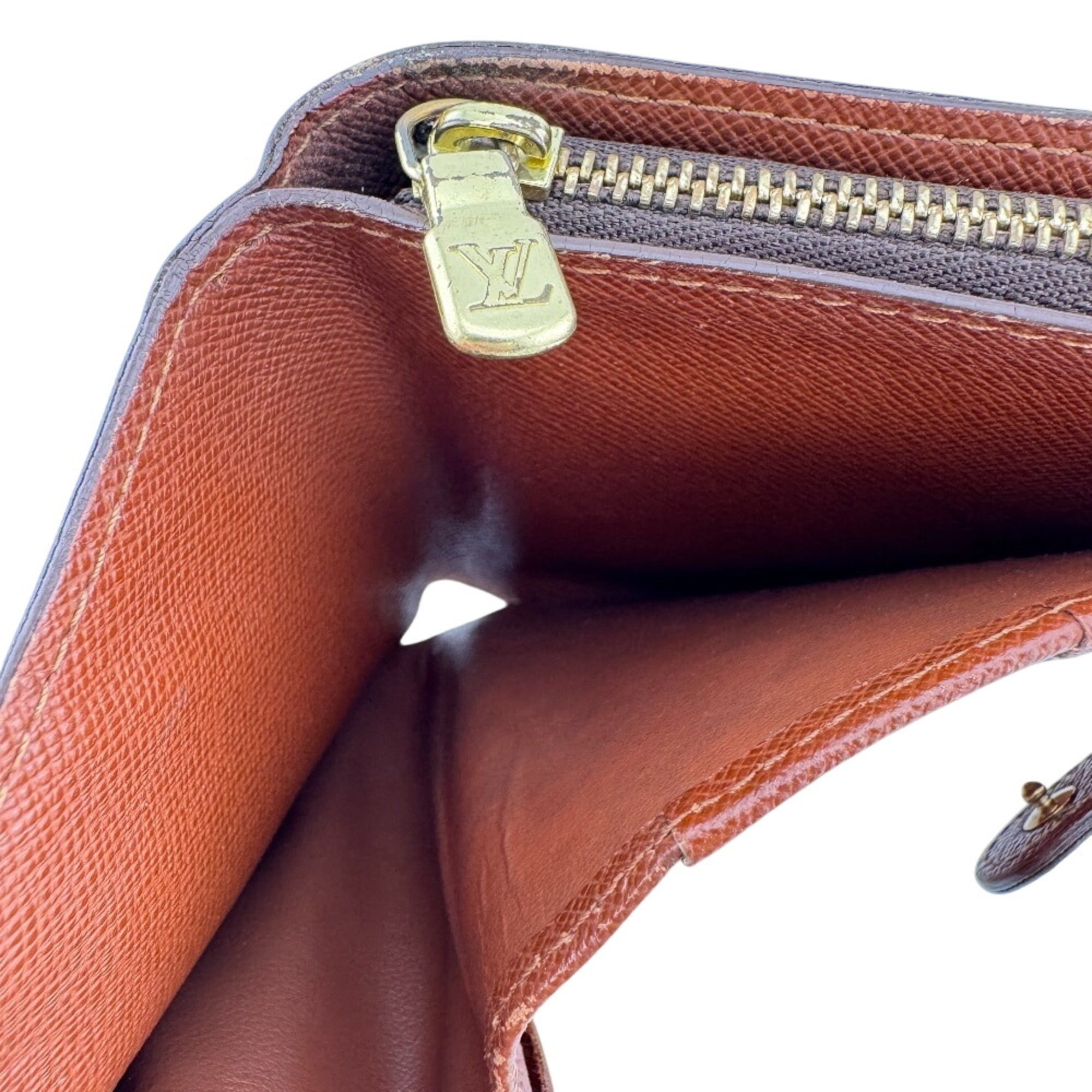 Louis Vuitton LOUIS VUITTON M61667 Compact Zip Wallet Monogram Bi-fold Brown Size ONE SIZE - 10 Thumbnail