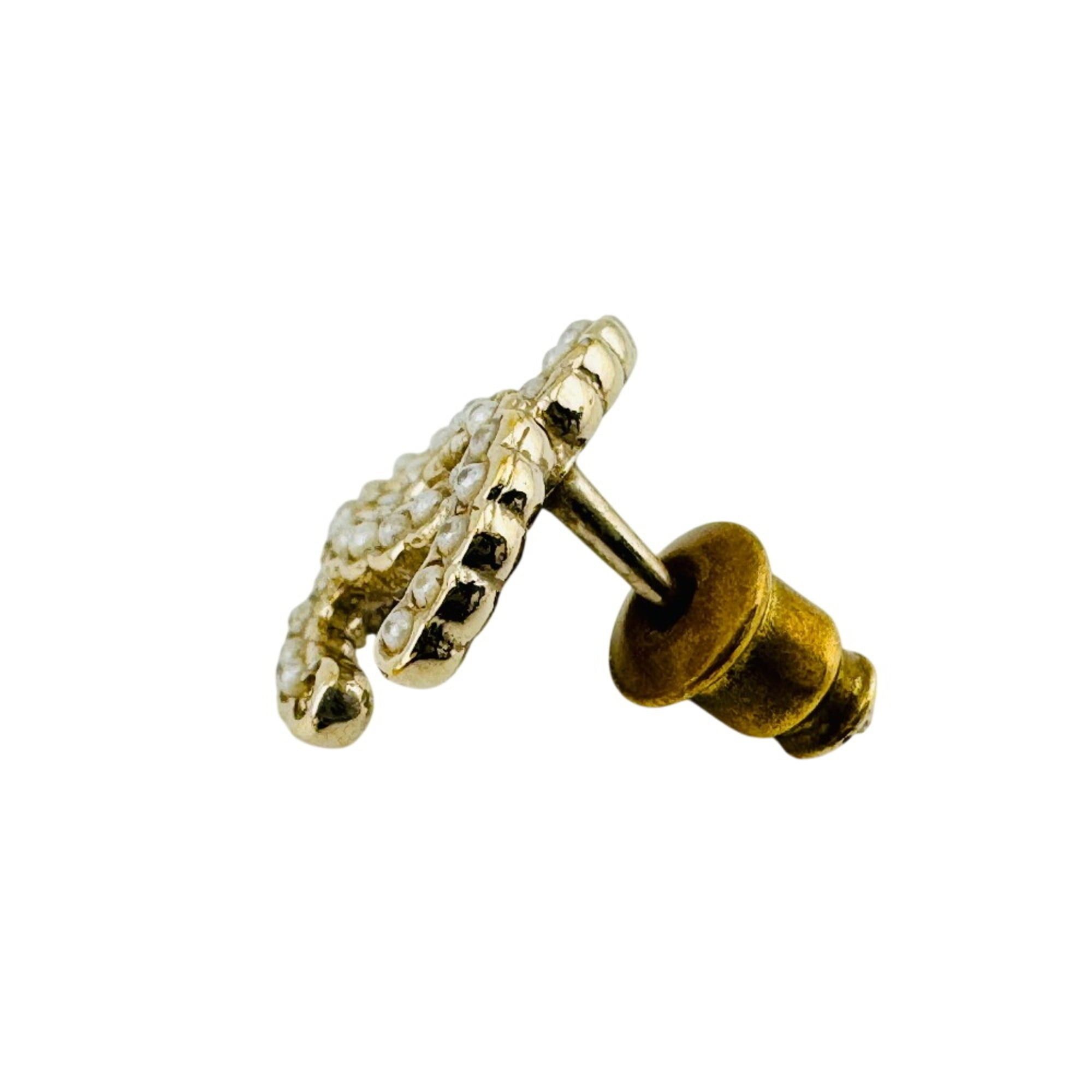 Chanel CHANEL Coco Mark Earring (Single Earring) - White Size ONE SIZE - 2 Thumbnail