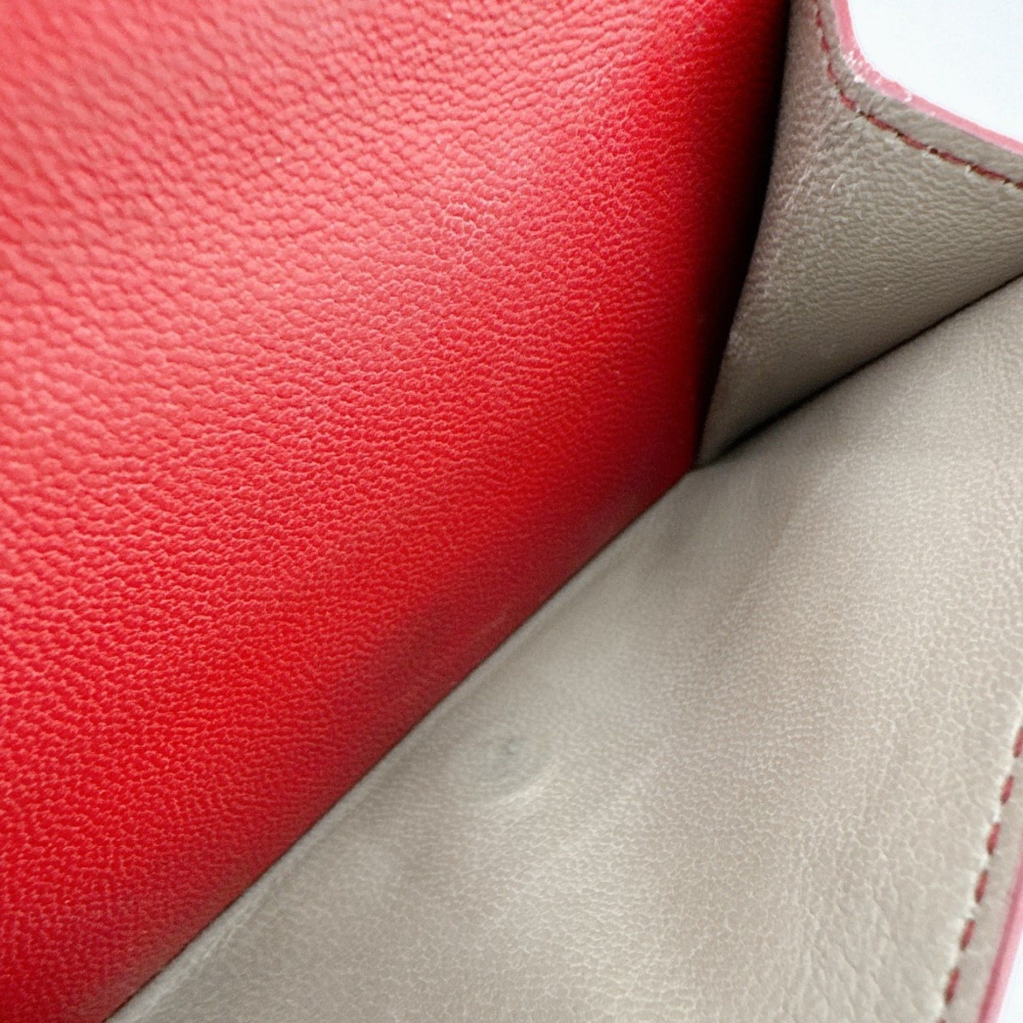 Bottega Veneta Bottega Veneta Intrecciato Compact Wallet Tri-fold Red Size ONE SIZE - 8 Thumbnail