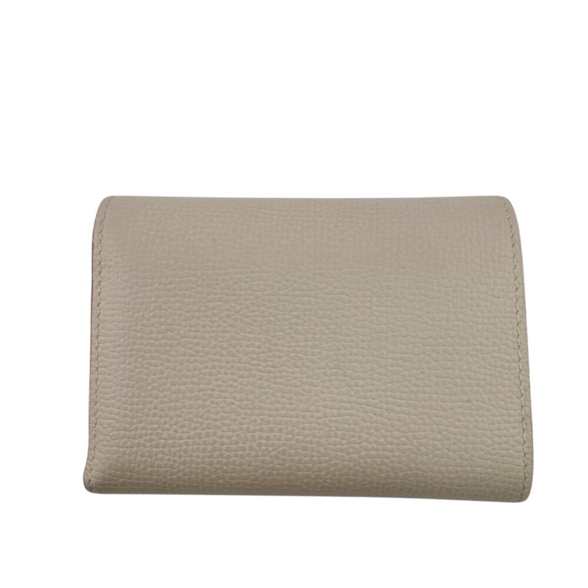 Loewe LOEWE Vertical Wallet Small Compact Anagram Tri-fold White Size ONE SIZE - 2 Thumbnail
