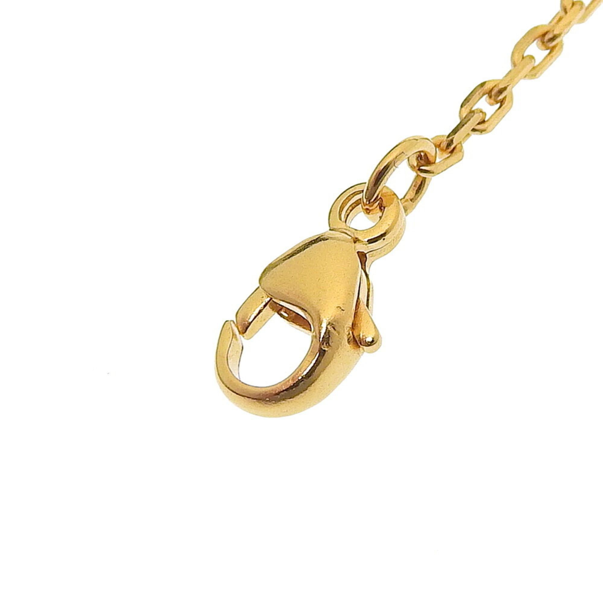 Hermes Hermes Mini Pop H Necklace GP Rose Dragee Pink Size ONE SIZE - 4 Thumbnail