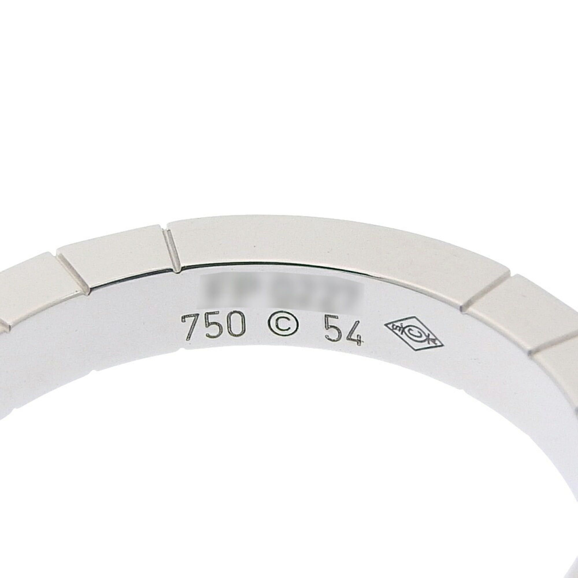 Cartier Cartier Lanieres Ring, approximately 6.5g, 18K White Gold, Size #54 (approximately US size 14). Size ONE SIZE - 2 Thumbnail