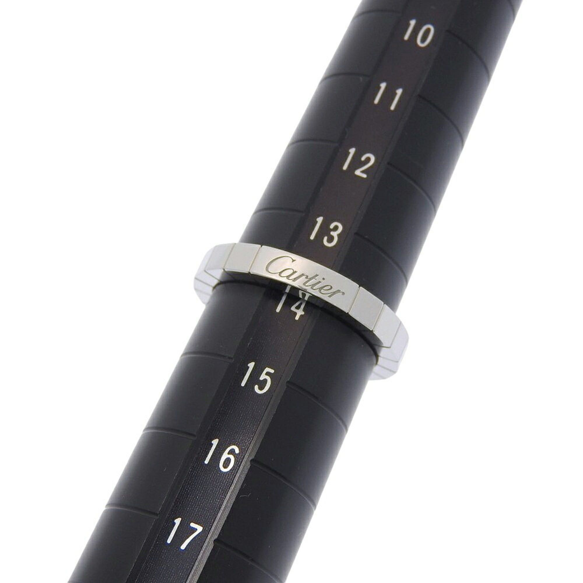 Cartier Cartier Lanieres Ring, approximately 6.5g, 18K White Gold, Size #54 (approximately US size 14). Size ONE SIZE - 5 Thumbnail