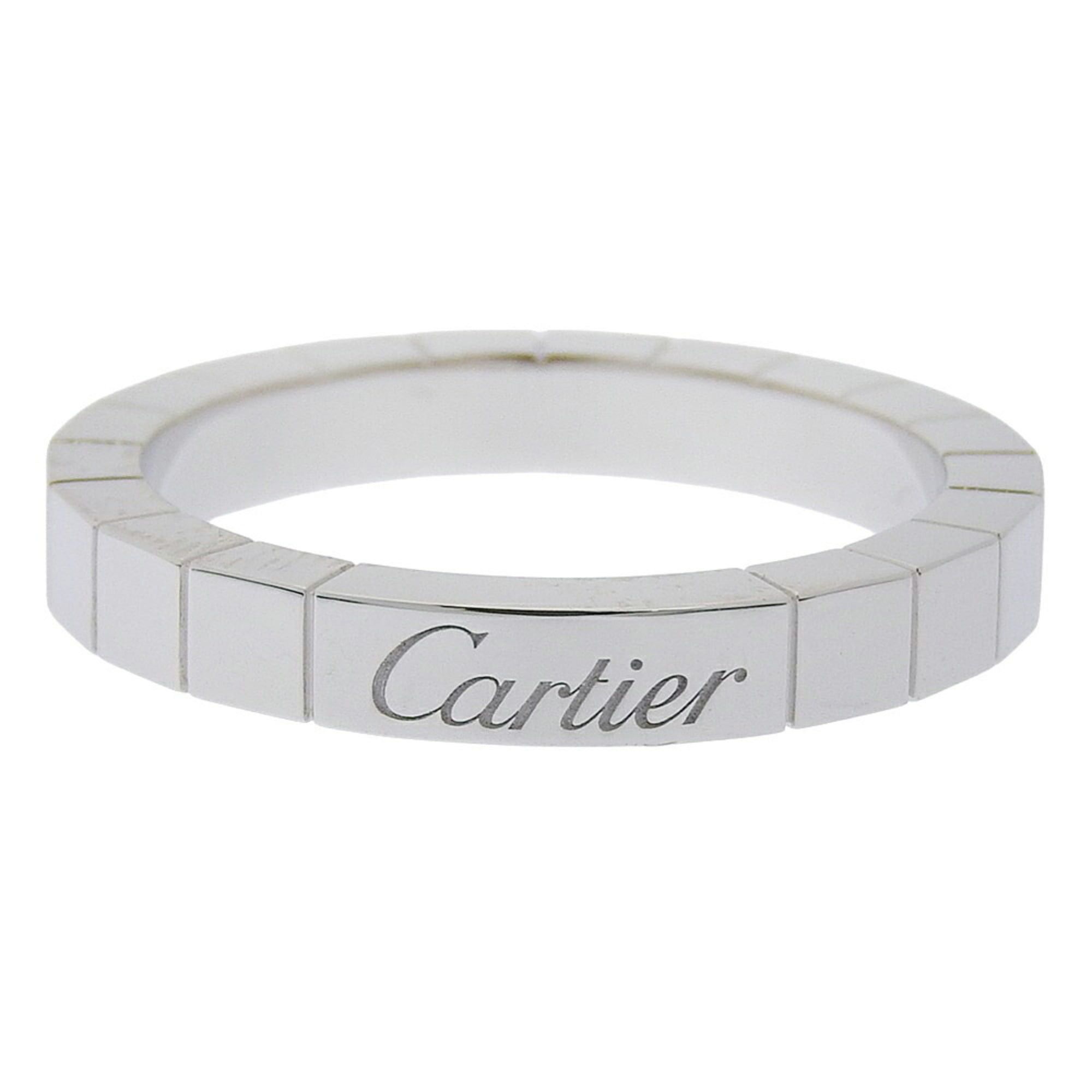 Cartier Cartier Lanieres Ring, approximately 6.5g, 18K White Gold, Size #54 (approximately US size 14). Size ONE SIZE - 4 Thumbnail
