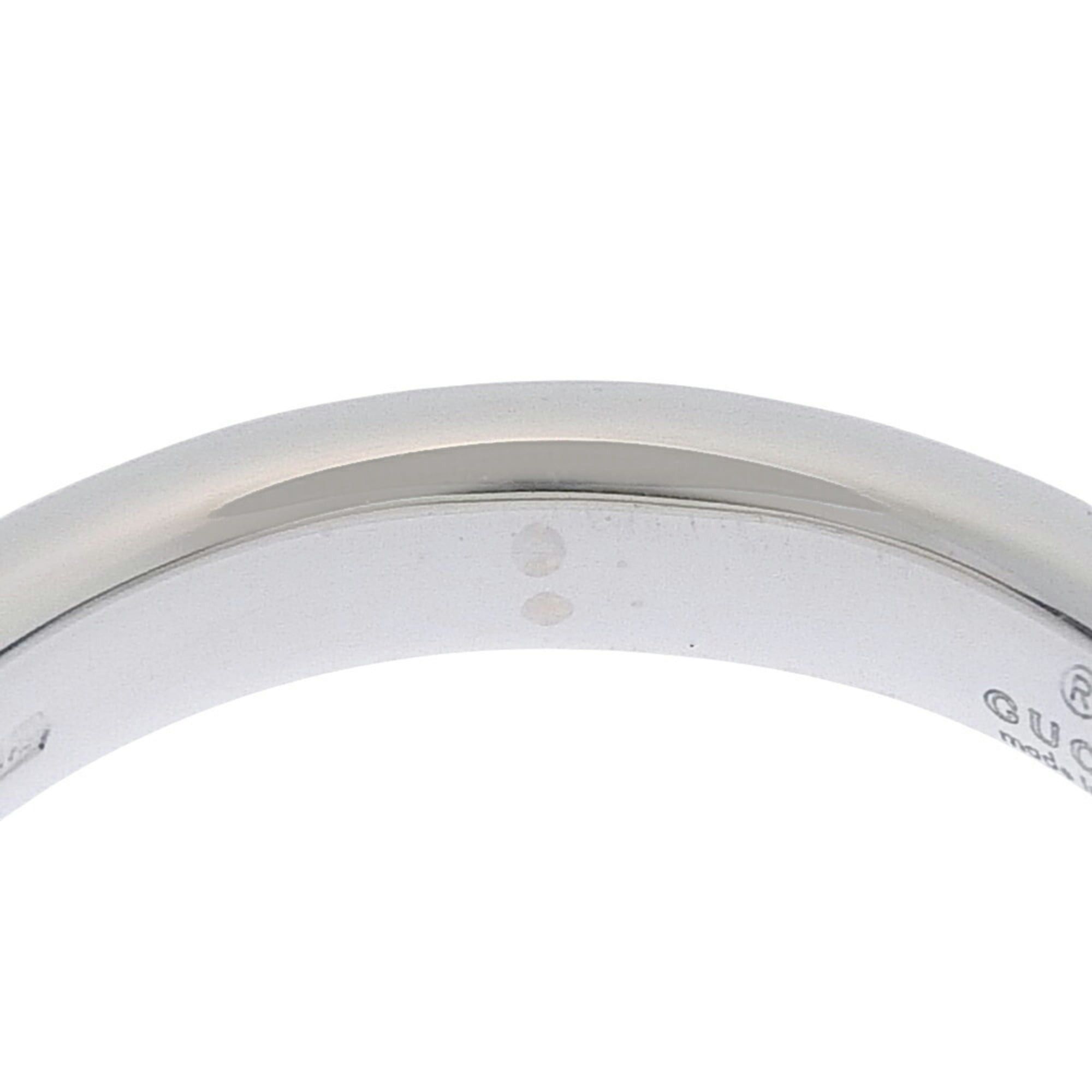 Gucci Gucci Diamantissima Ring, 18K White Gold, approximately 4.8g, Size #10 (approximately US size 10) Size ONE SIZE - 3 Thumbnail
