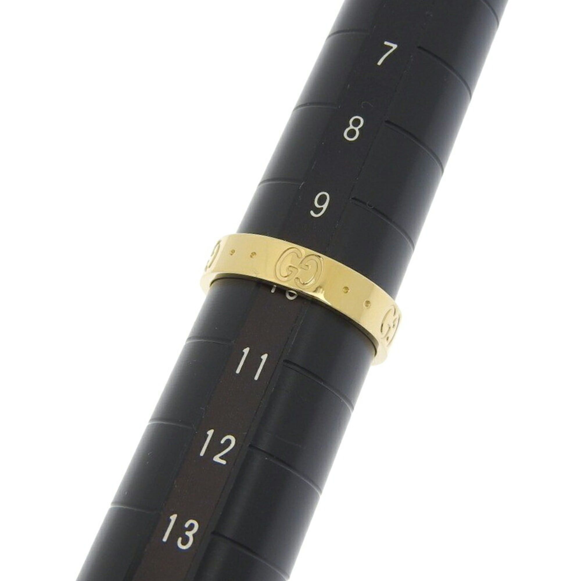 Gucci Gucci Interlocking G Icon Ring, 18K Yellow Gold, approximately 3.8g, Size #10 (approximately US size 10) Size ONE SIZE - 5 Thumbnail