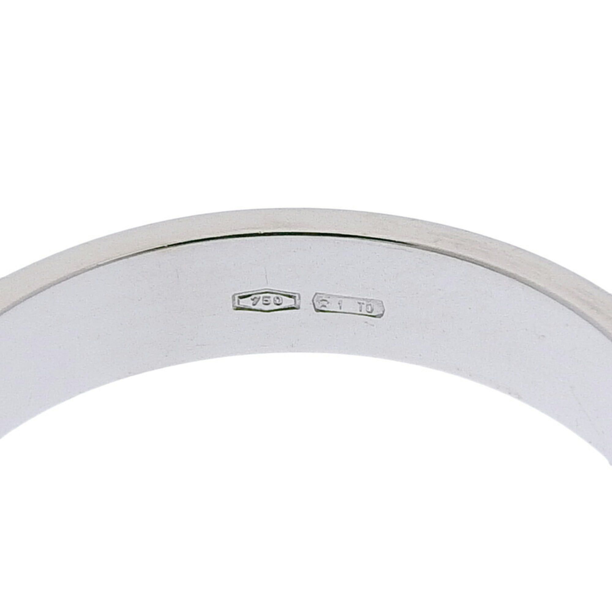 Gucci Gucci Interlocking G Icon Ring, 18K White Gold, Approx. 4.0g, Size #18 (approx. 17.5cm) Size ONE SIZE - 2 Thumbnail