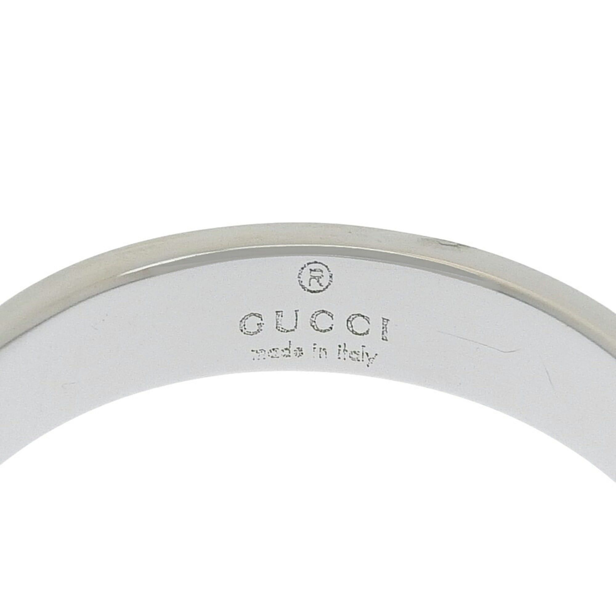 Gucci Gucci Interlocking G Icon Ring, 18K White Gold, Approx. 3.4g, Size #13 (approx. US size 12.5) Size ONE SIZE - 2 Thumbnail