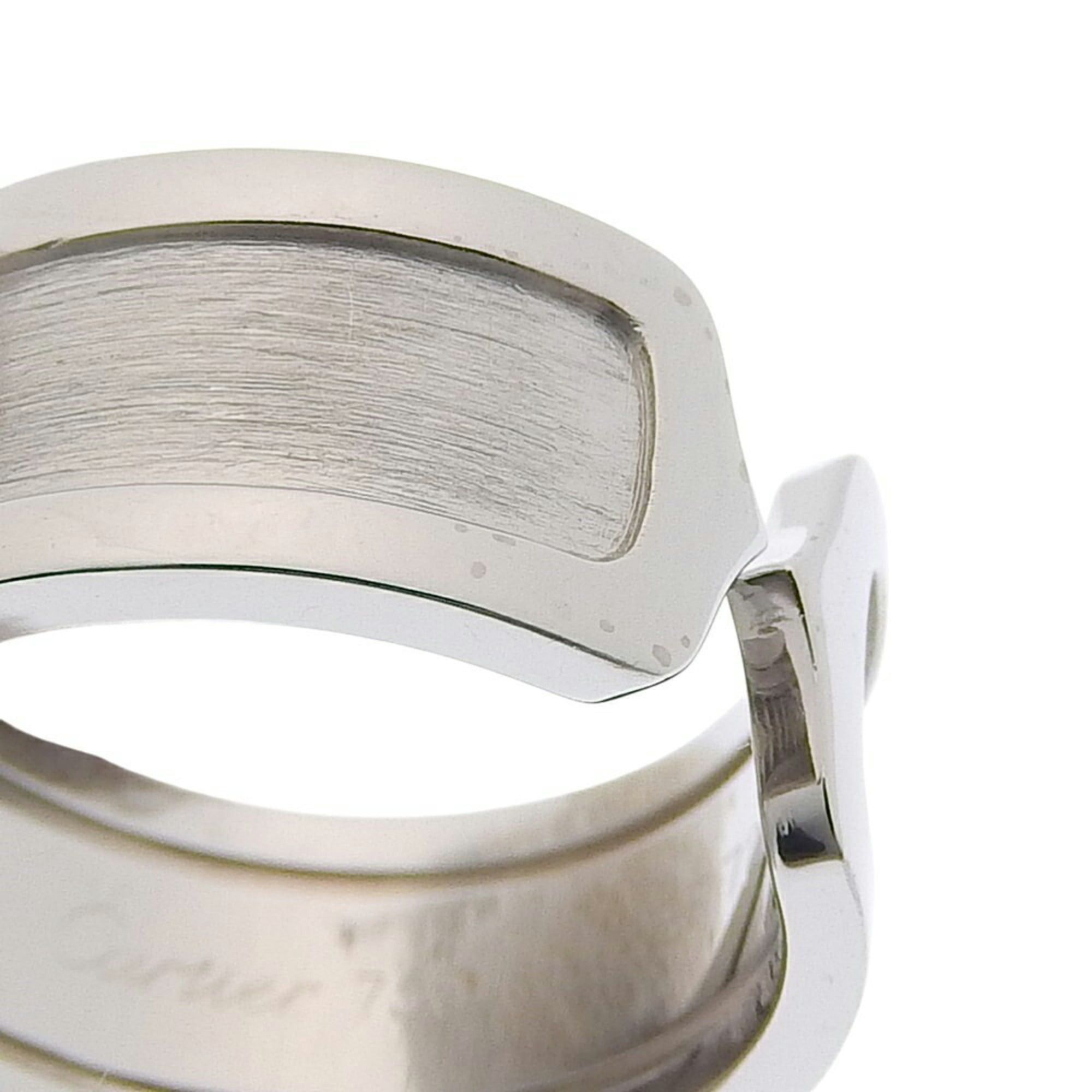 Cartier Cartier C2 Ring (2C Ring), approximately 14.5g, 18K White Gold, Size #60 (approximately US size 19.5) Size ONE SIZE - 3 Thumbnail