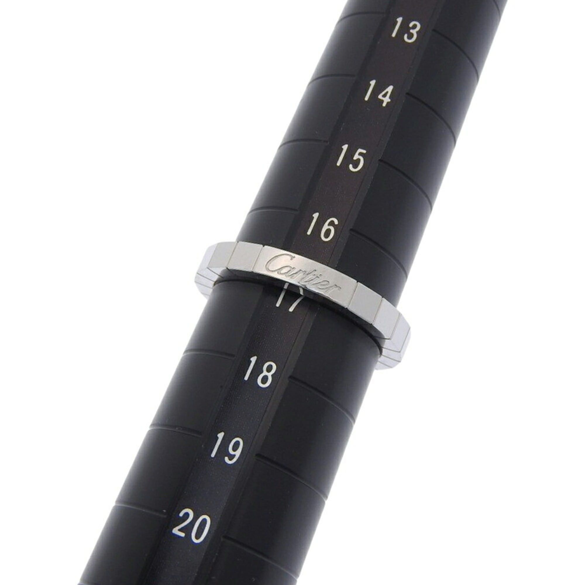 Cartier Cartier Lanieres Ring, approximately 6.9g, 18K White Gold, Size #57 (approximately US size 17). Size ONE SIZE - 5 Thumbnail