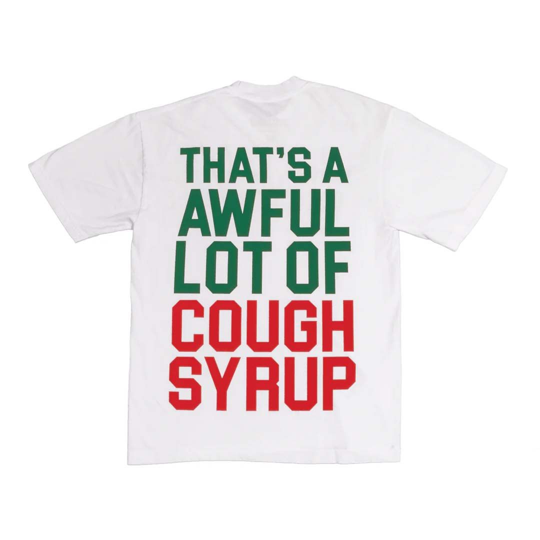 Awful Lot of Cough Syrup Cinco de Mayo White Tee Size US L / EU 52-54 / 3 - 2 Thumbnail
