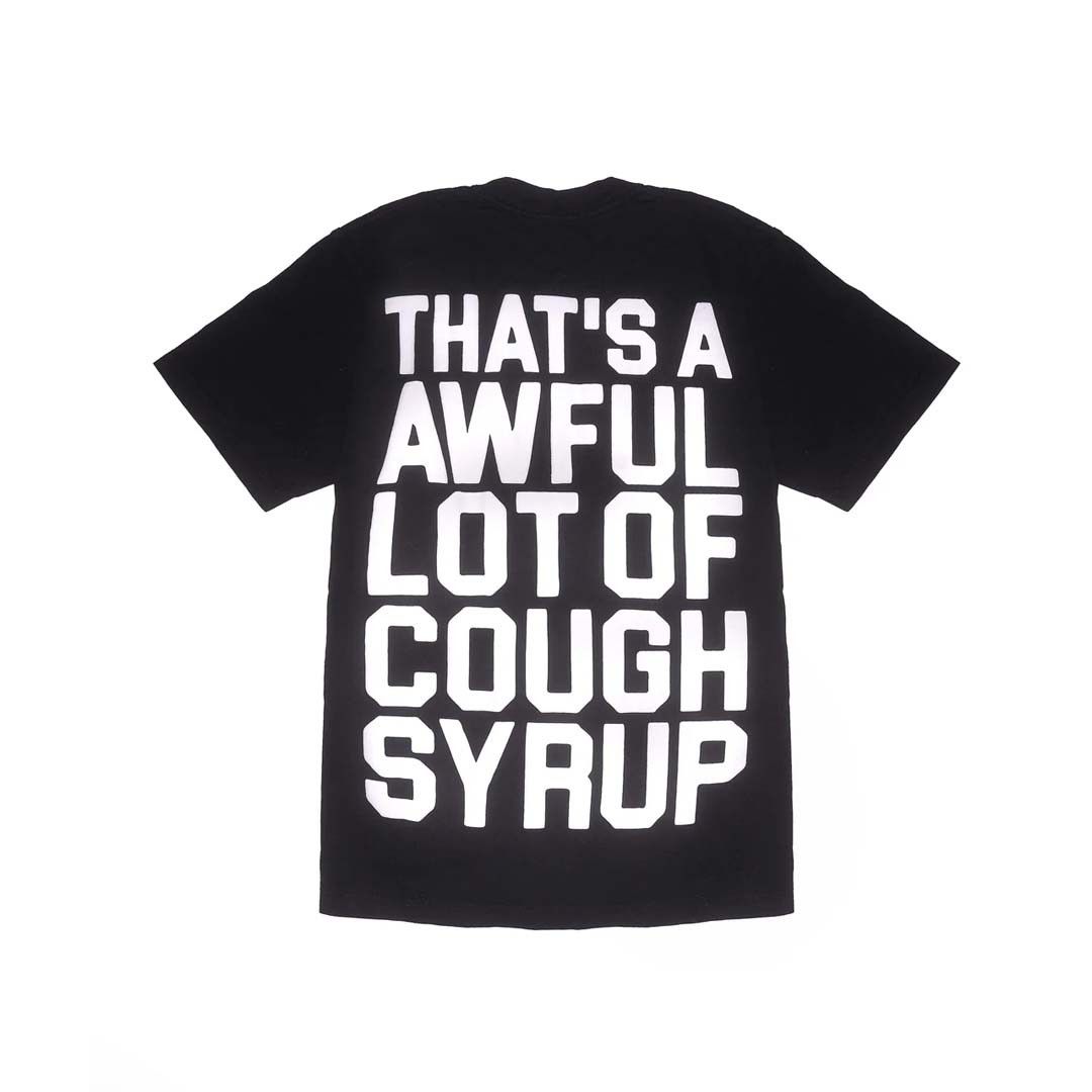 Awful Lot of Cough Syrup Black Spell Out Tee Size US S / EU 44-46 / 1 - 2 Thumbnail