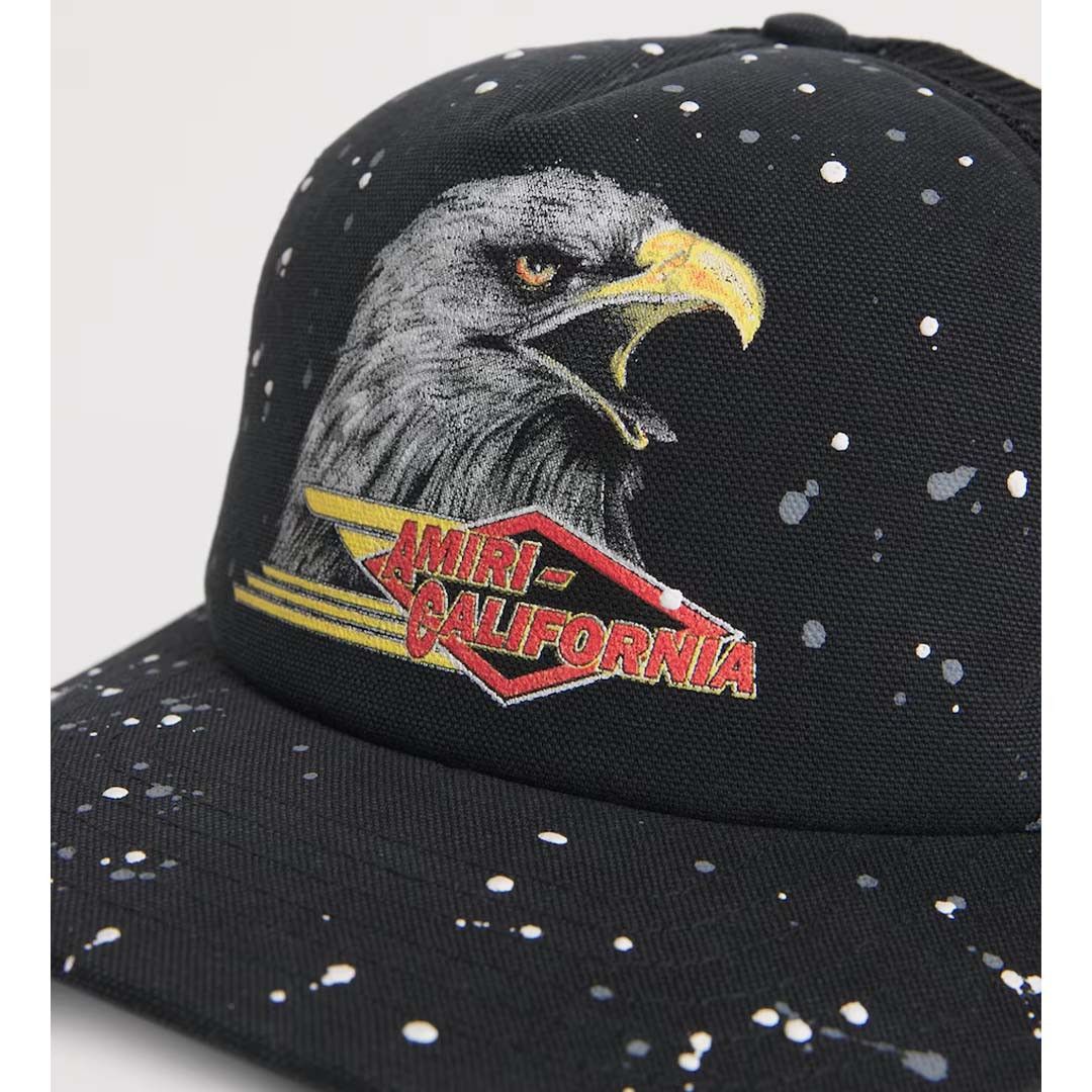 Amiri Vintage Trucker Hat Black Size ONE SIZE - 3 Thumbnail