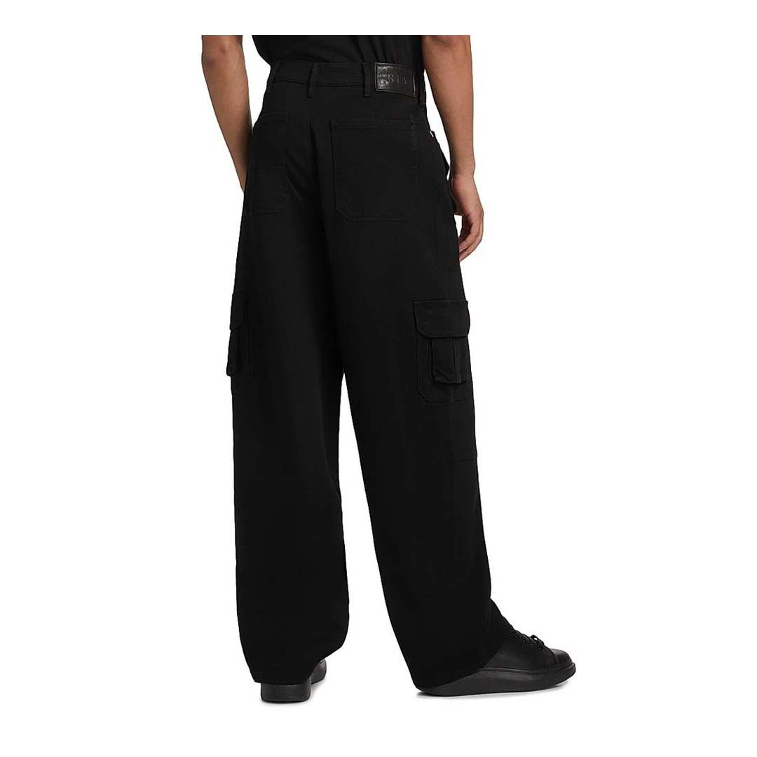 Rta Roman Black Cargo Pants Size US 28 / EU 44 - 2 Thumbnail
