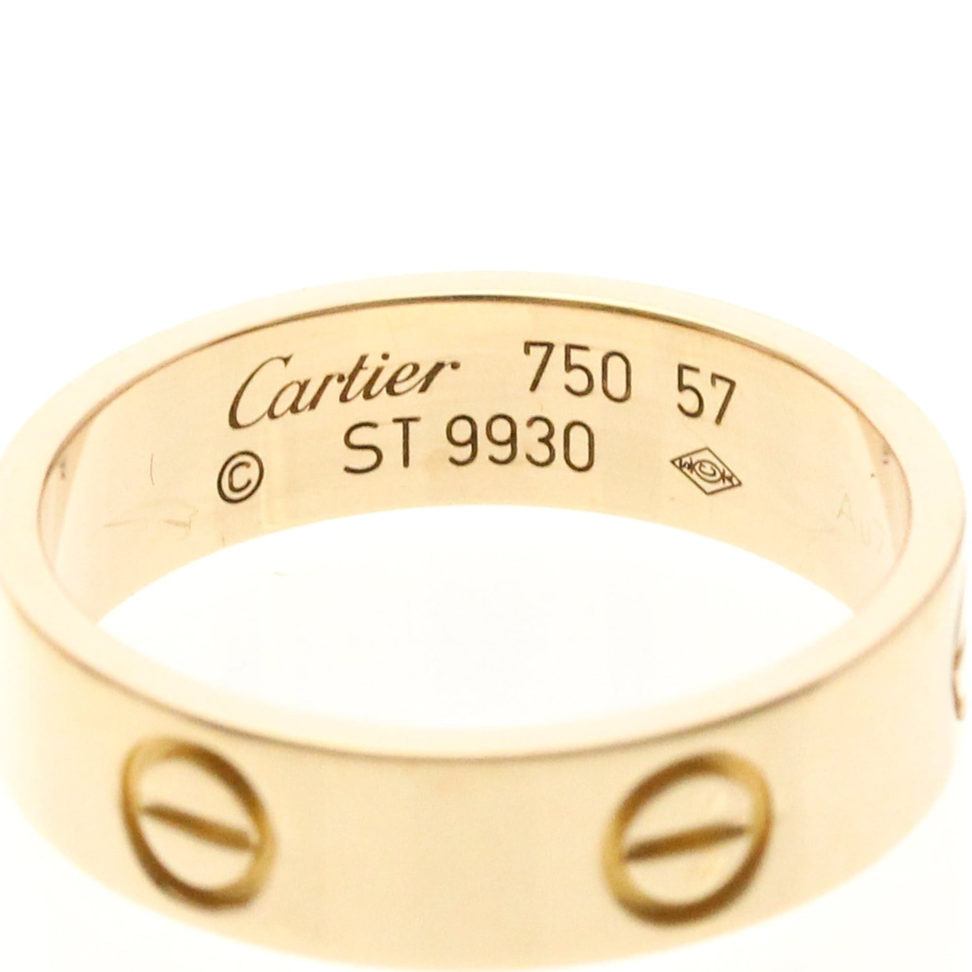 Cartier Cartier Love Pink Gold (18K) Fashion No Stone Band Ring Pink Gold Size ONE SIZE - 5 Thumbnail