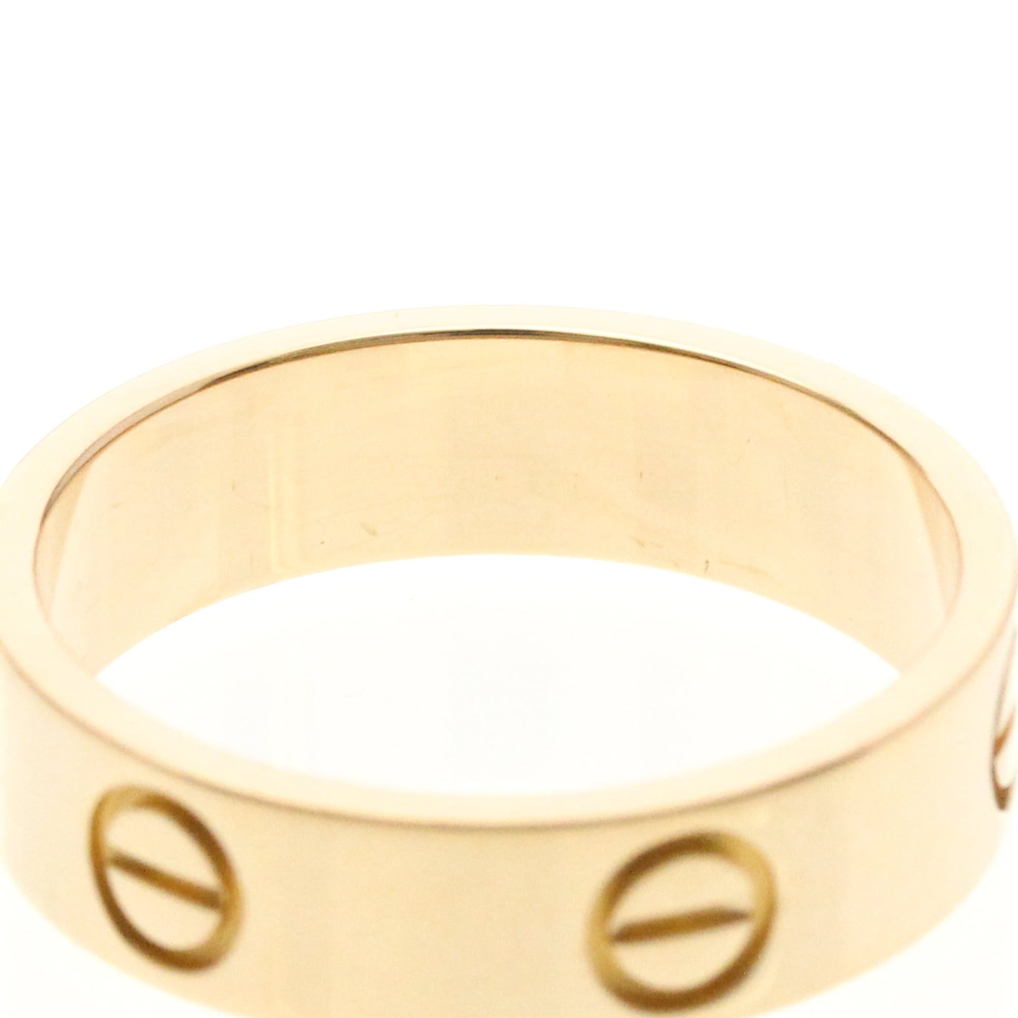Cartier Cartier Love Pink Gold (18K) Fashion No Stone Band Ring Pink Gold Size ONE SIZE - 7 Thumbnail