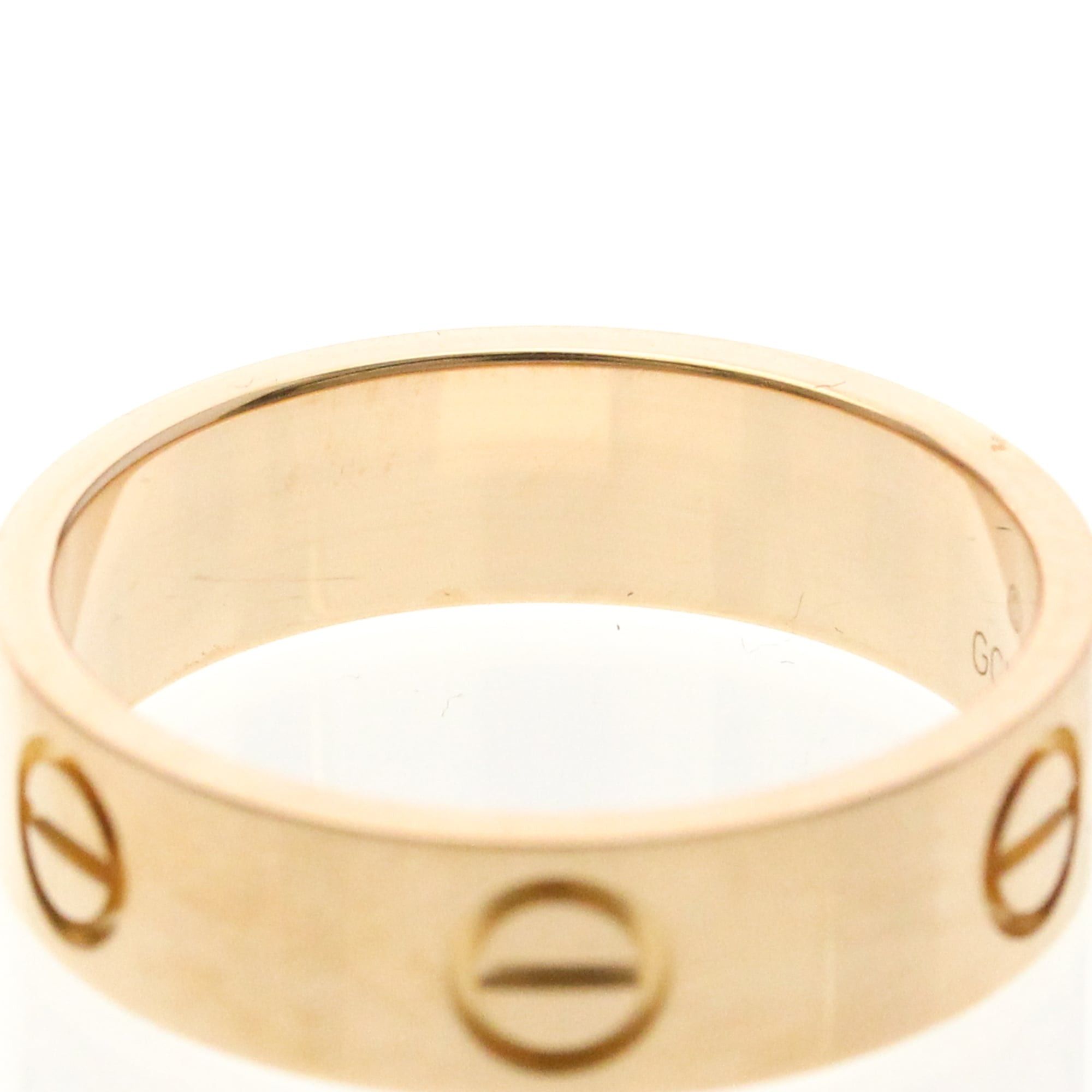 Cartier Cartier Love Pink Gold (18K) Fashion No Stone Band Ring Pink Gold Size ONE SIZE - 6 Thumbnail