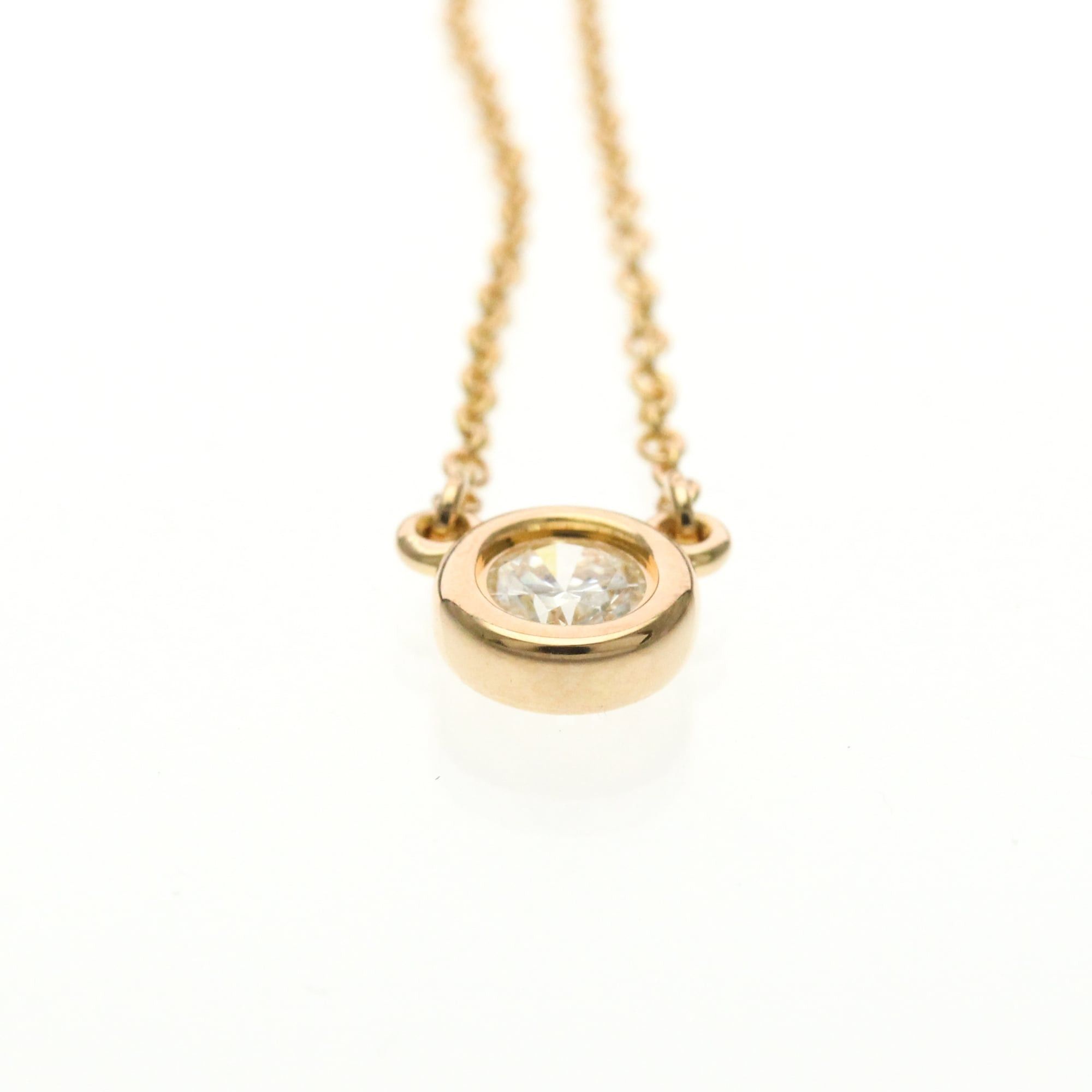 Tiffany & Co. Tiffany Diamonds By The Yard Pink Gold (18K) Diamond Men,Women Fashion Pendant Necklace (Pink Gold) Size ONE SIZE - 4 Thumbnail