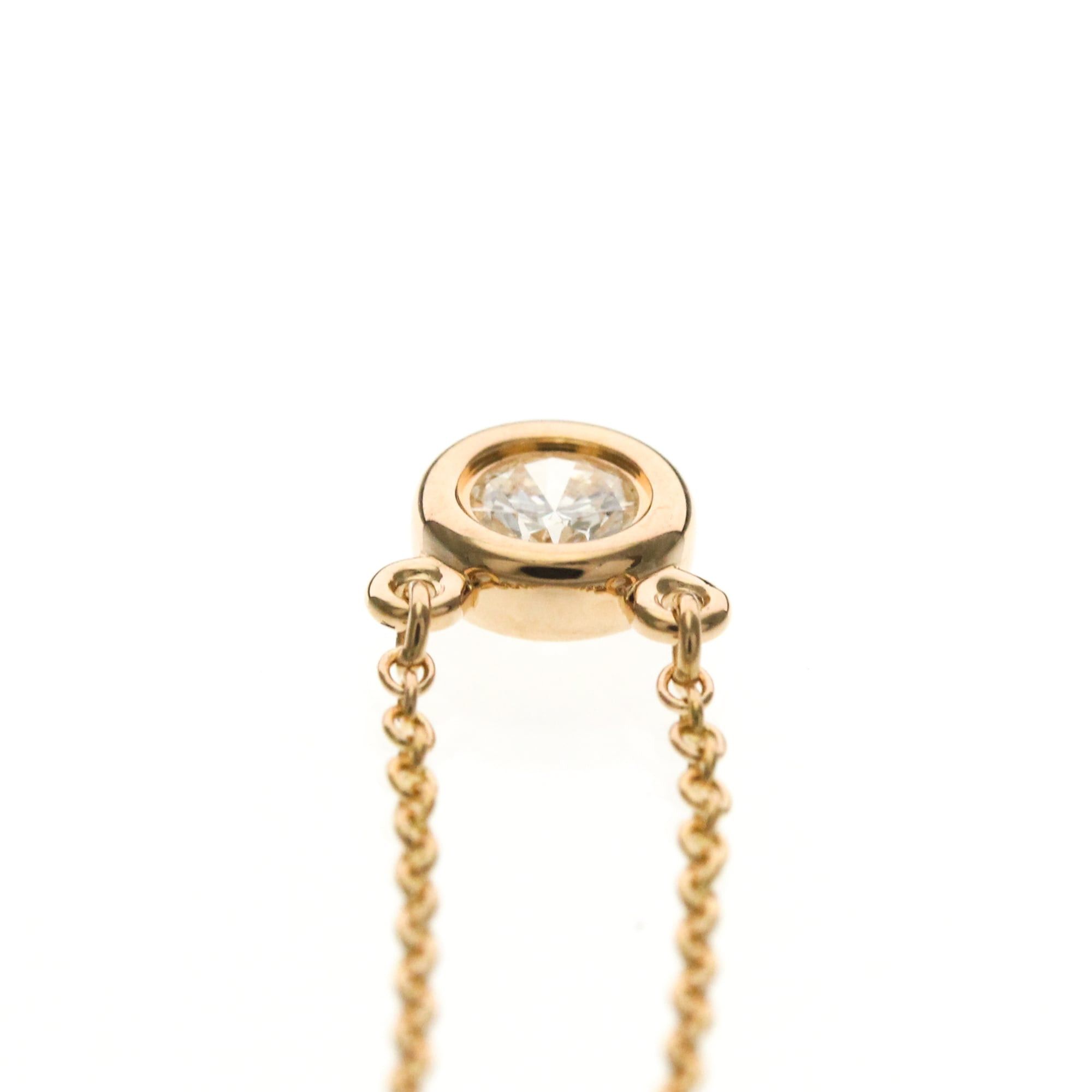 Tiffany & Co. Tiffany Diamonds By The Yard Pink Gold (18K) Diamond Men,Women Fashion Pendant Necklace (Pink Gold) Size ONE SIZE - 6 Thumbnail