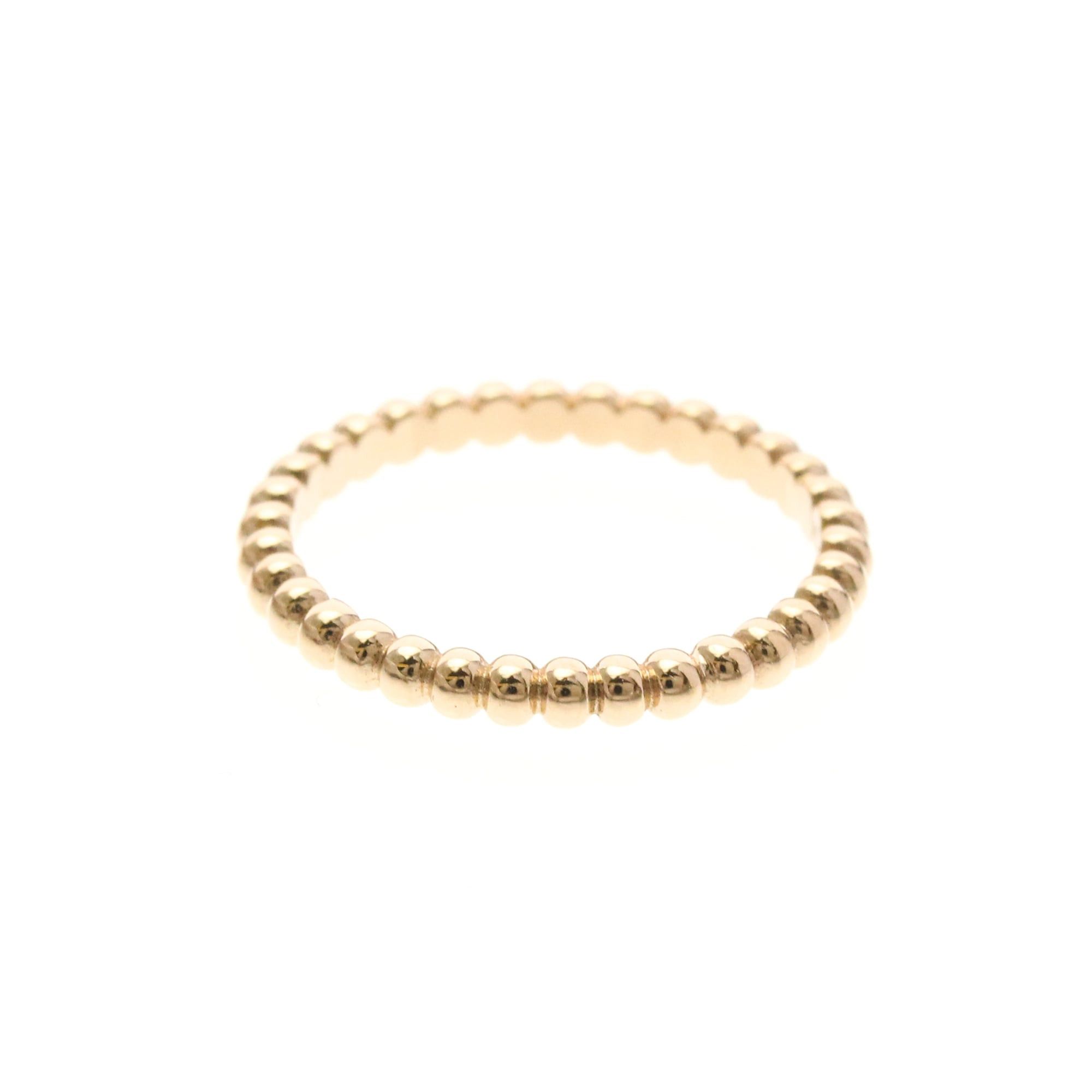 Van Cleef & Arpels Van Cleef & Arpels Perlee Mini Model Pink Gold (18K) Fashion No Stone Band Ring Pink Gold Size ONE SIZE - 2 Thumbnail