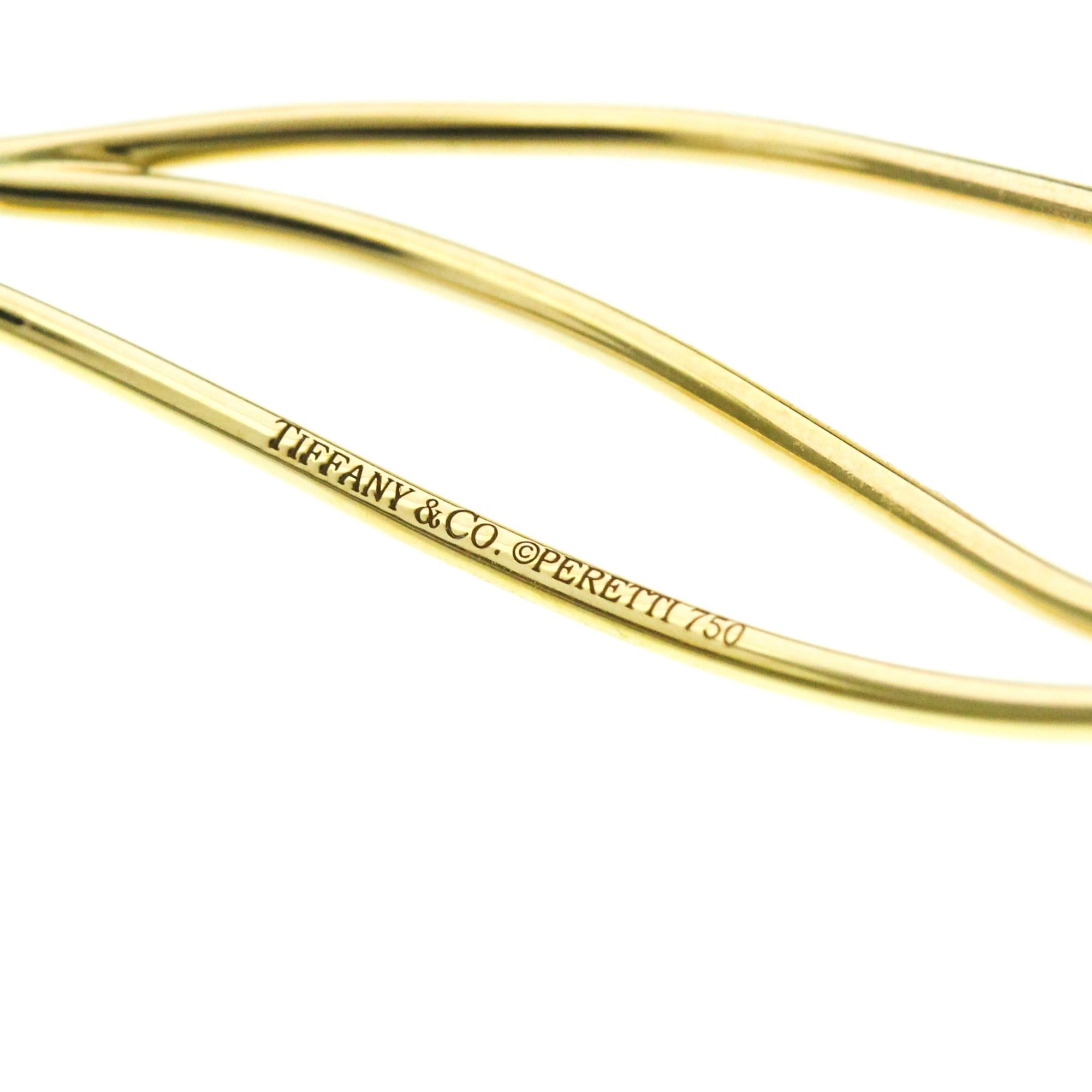 Tiffany & Co. Tiffany Wave Earrings No Stone Yellow Gold (18K) Drop Earrings Gold Size ONE SIZE - 10 Thumbnail