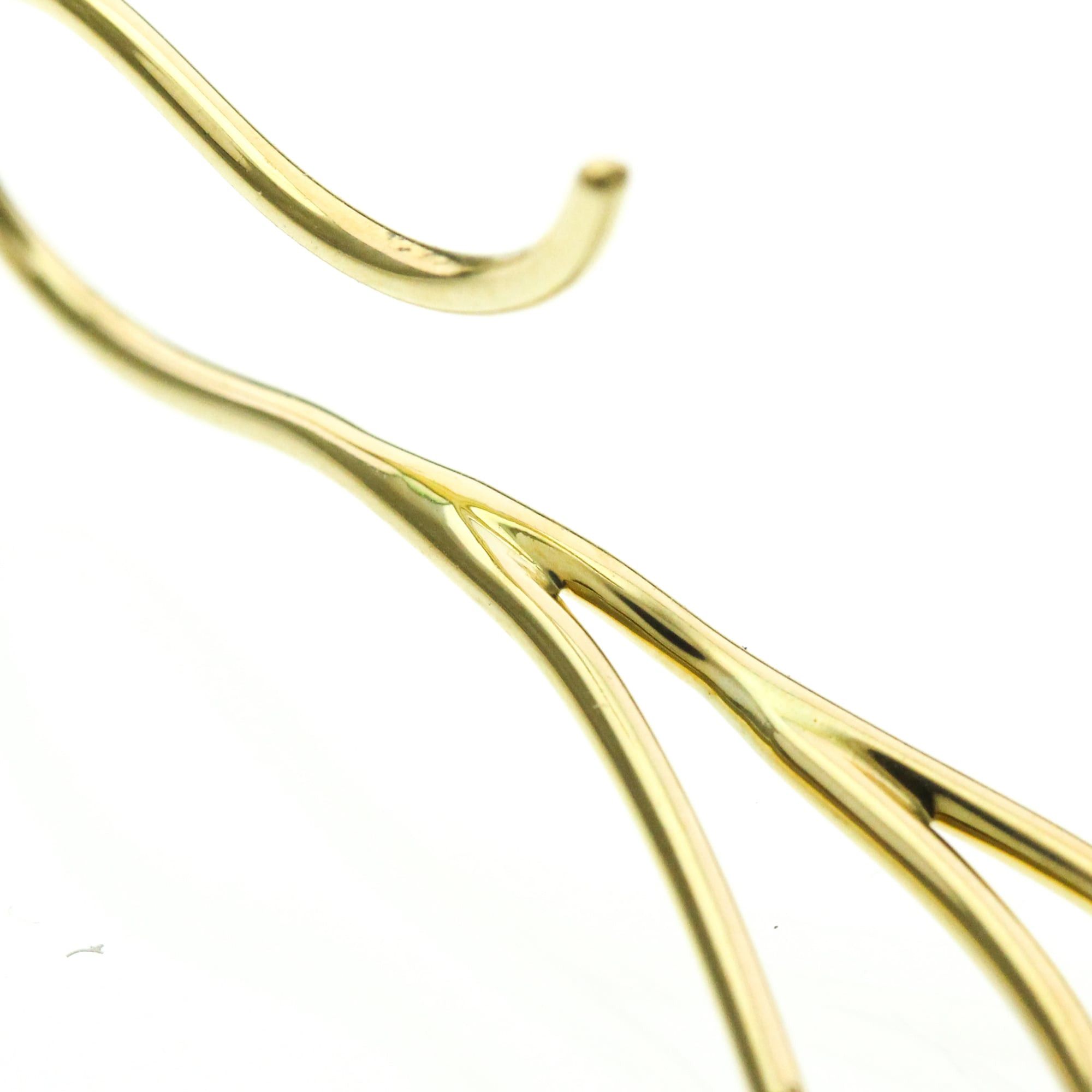 Tiffany & Co. Tiffany Wave Earrings No Stone Yellow Gold (18K) Drop Earrings Gold Size ONE SIZE - 11 Thumbnail