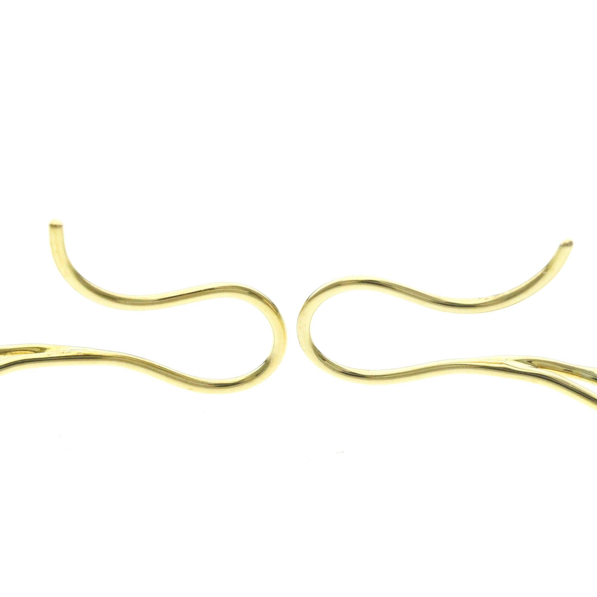 Tiffany & Co. Tiffany Wave Earrings No Stone Yellow Gold (18K) Drop Earrings Gold Size ONE SIZE - 12 Thumbnail