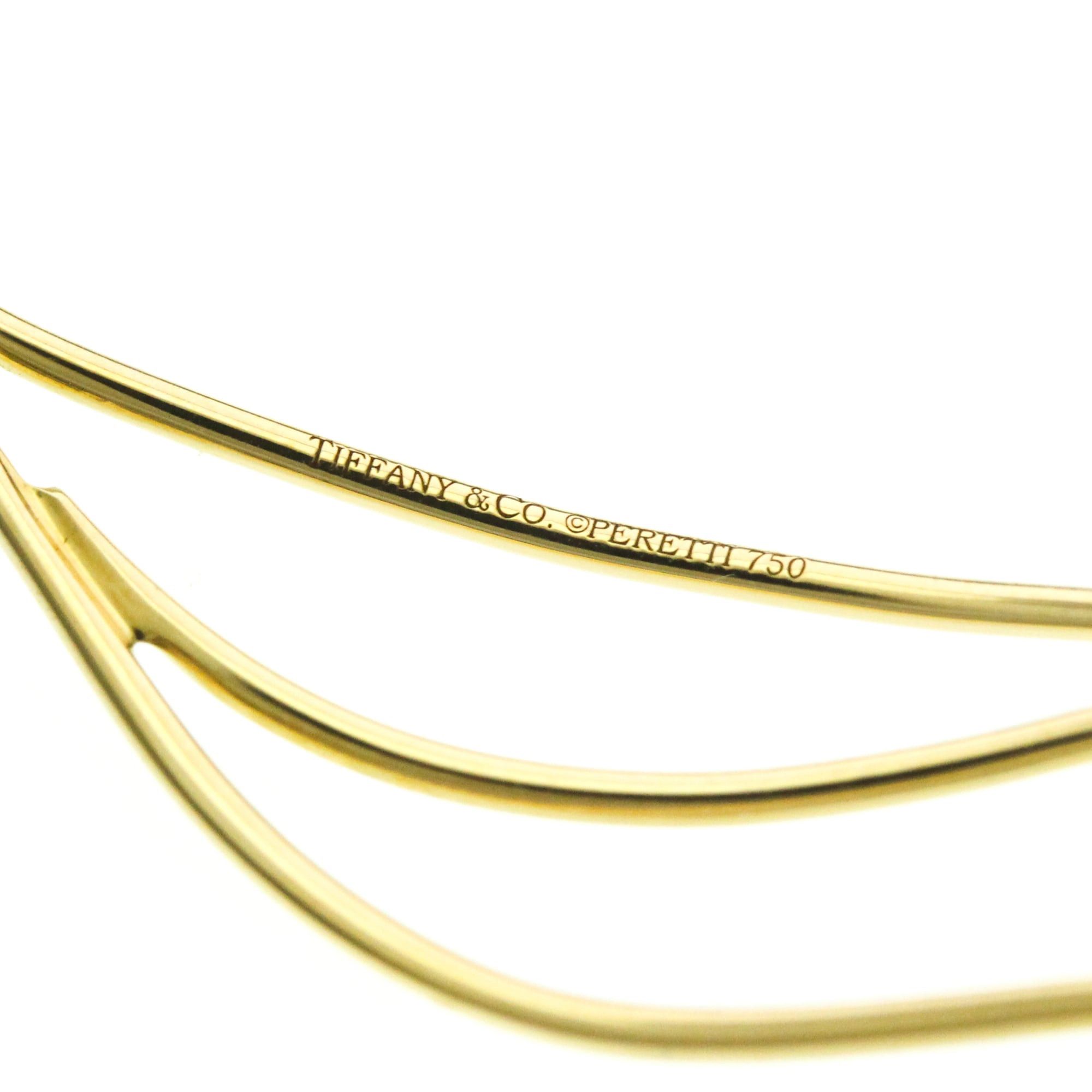 Tiffany & Co. Tiffany Wave Earrings No Stone Yellow Gold (18K) Drop Earrings Gold Size ONE SIZE - 9 Thumbnail