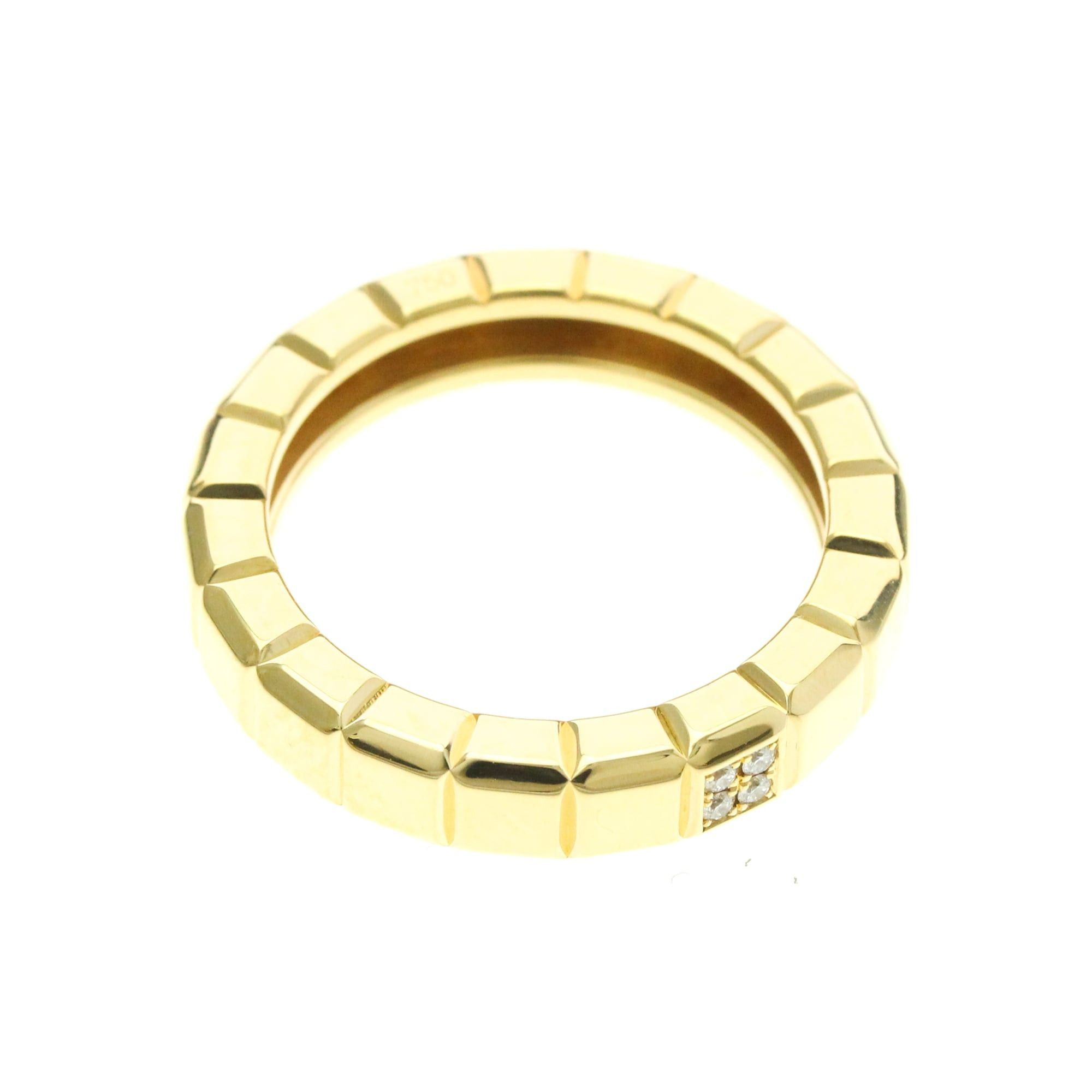 Chopard Chopard Ice Cube Ring 82/3789 Yellow Gold (18K) Fashion Diamond Band Ring Gold Size ONE SIZE - 10 Thumbnail