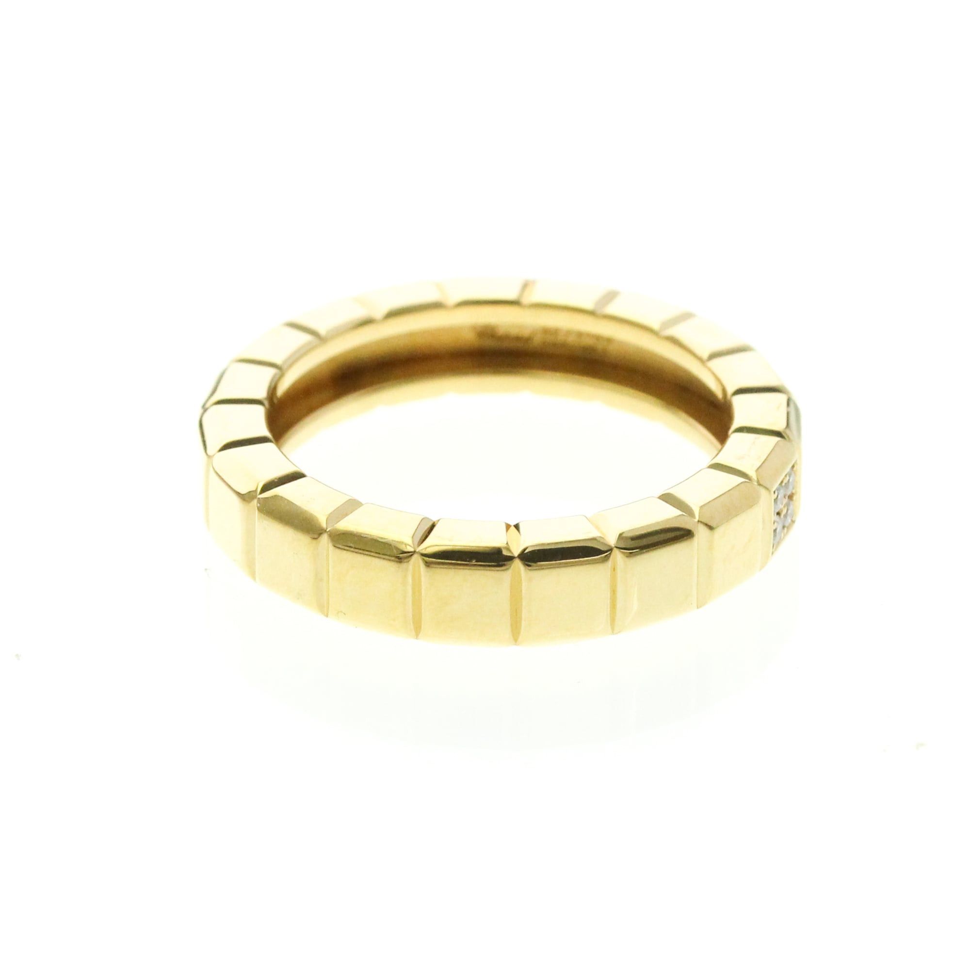 Chopard Chopard Ice Cube Ring 82/3789 Yellow Gold (18K) Fashion Diamond Band Ring Gold Size ONE SIZE - 4 Thumbnail