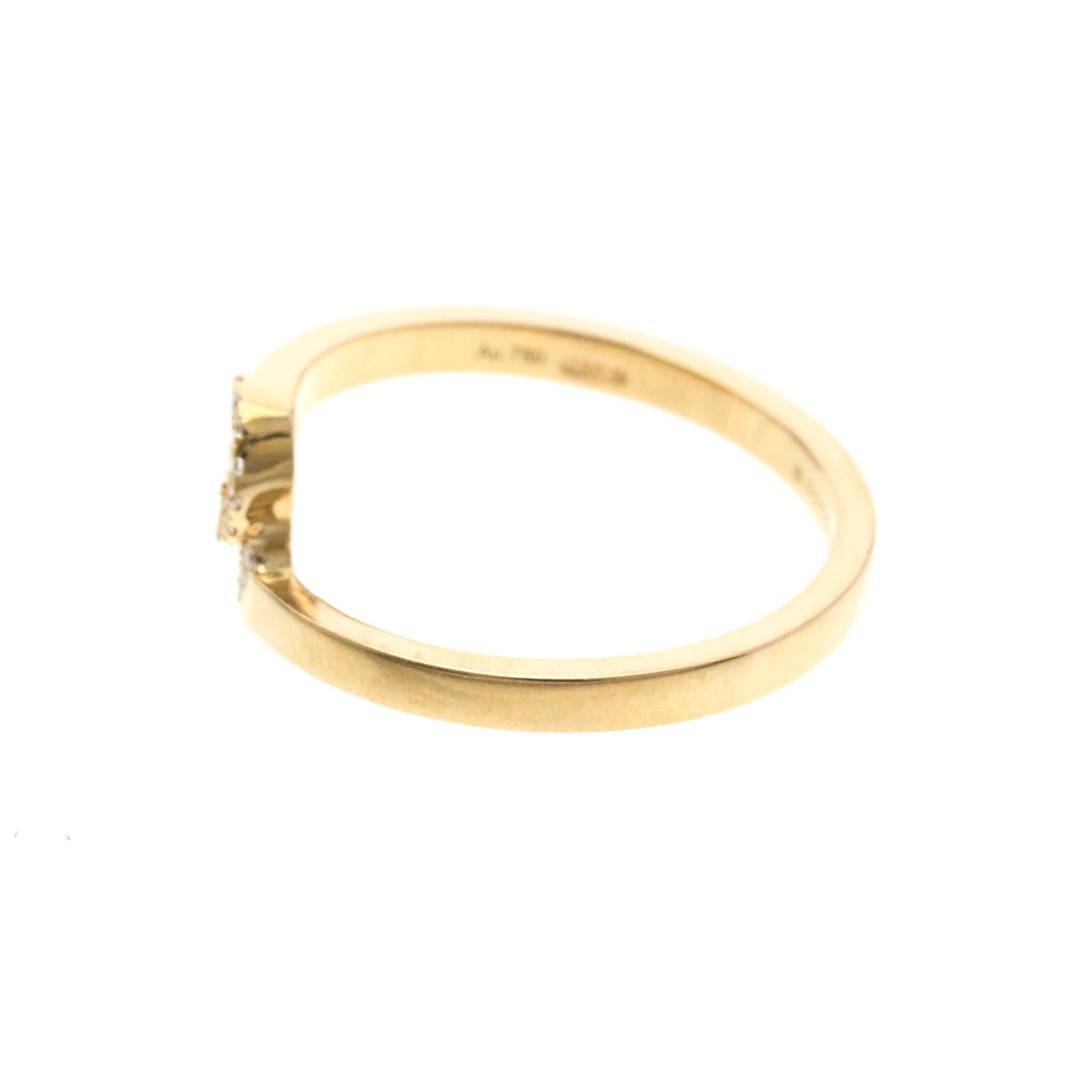 Gucci Gucci GG Running Ring Pink Gold (18K) Fashion Diamond Band Ring Pink Gold Size ONE SIZE - 2 Thumbnail