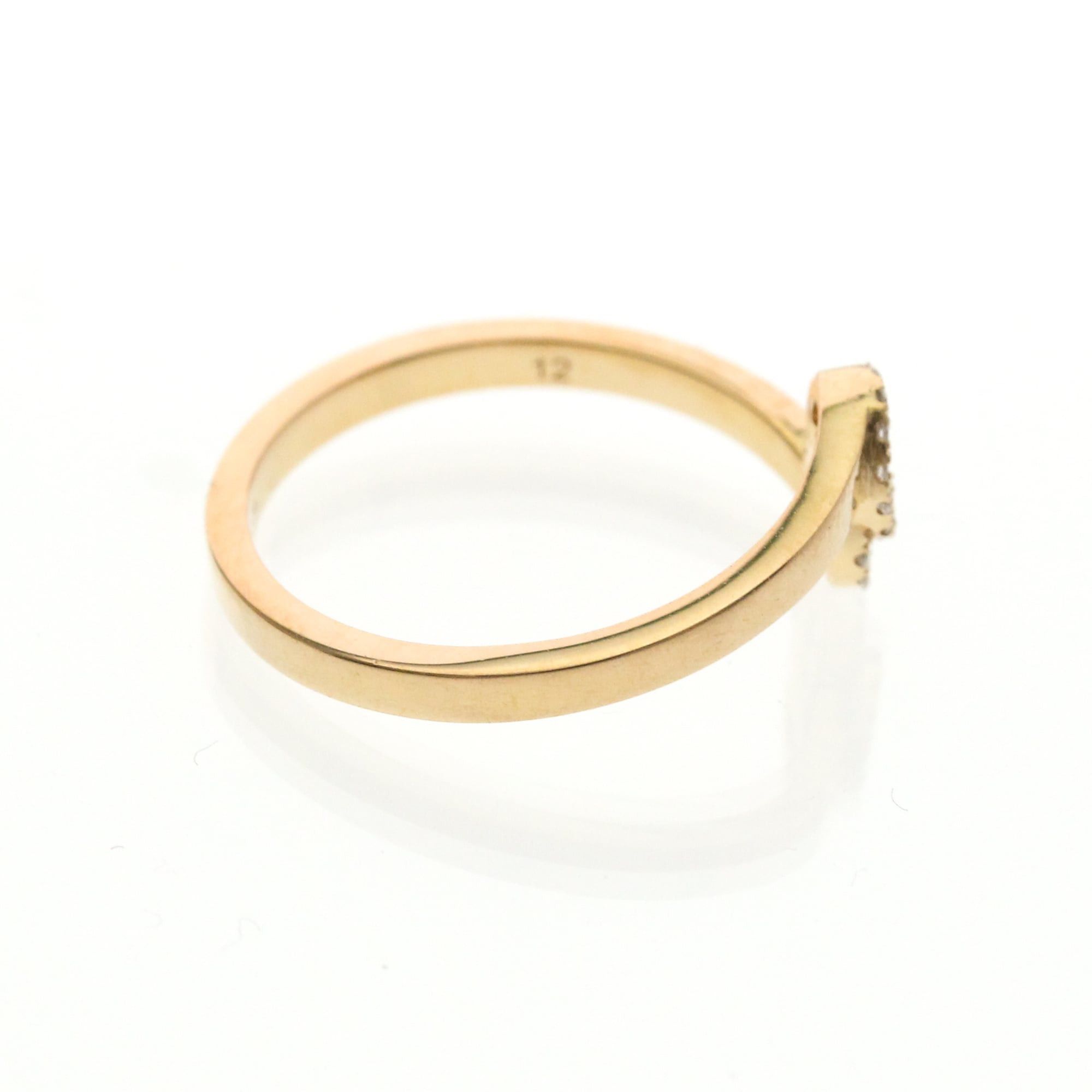 Gucci Gucci GG Running Ring Pink Gold (18K) Fashion Diamond Band Ring Pink Gold Size ONE SIZE - 4 Thumbnail