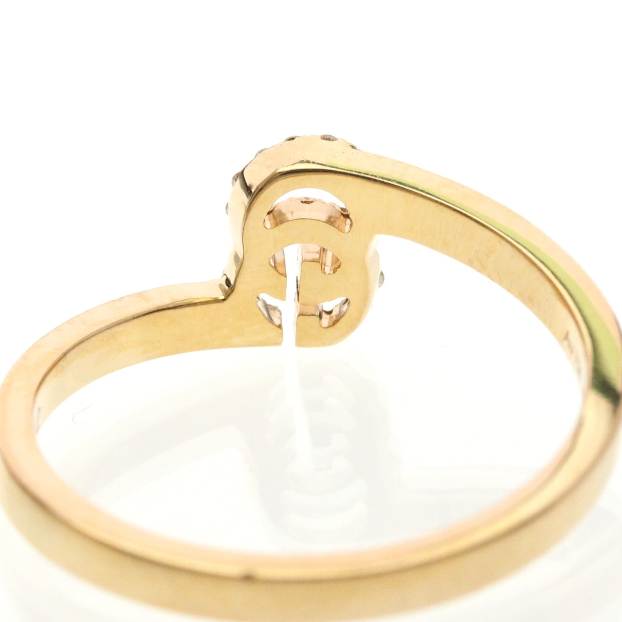 Gucci Gucci GG Running Ring Pink Gold (18K) Fashion Diamond Band Ring Pink Gold Size ONE SIZE - 7 Thumbnail