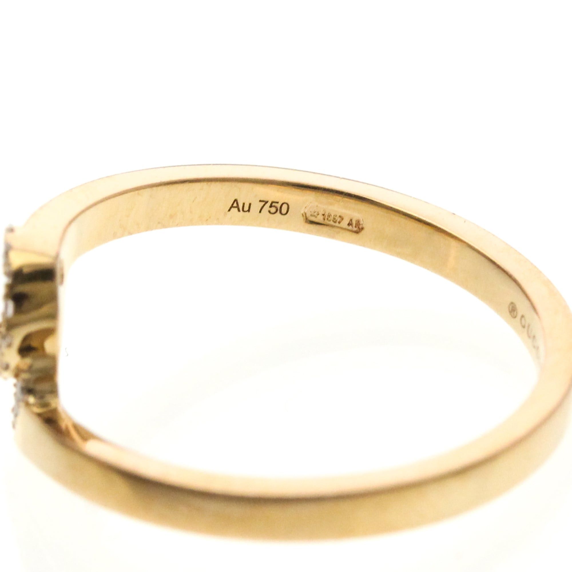 Gucci Gucci GG Running Ring Pink Gold (18K) Fashion Diamond Band Ring Pink Gold Size ONE SIZE - 6 Thumbnail