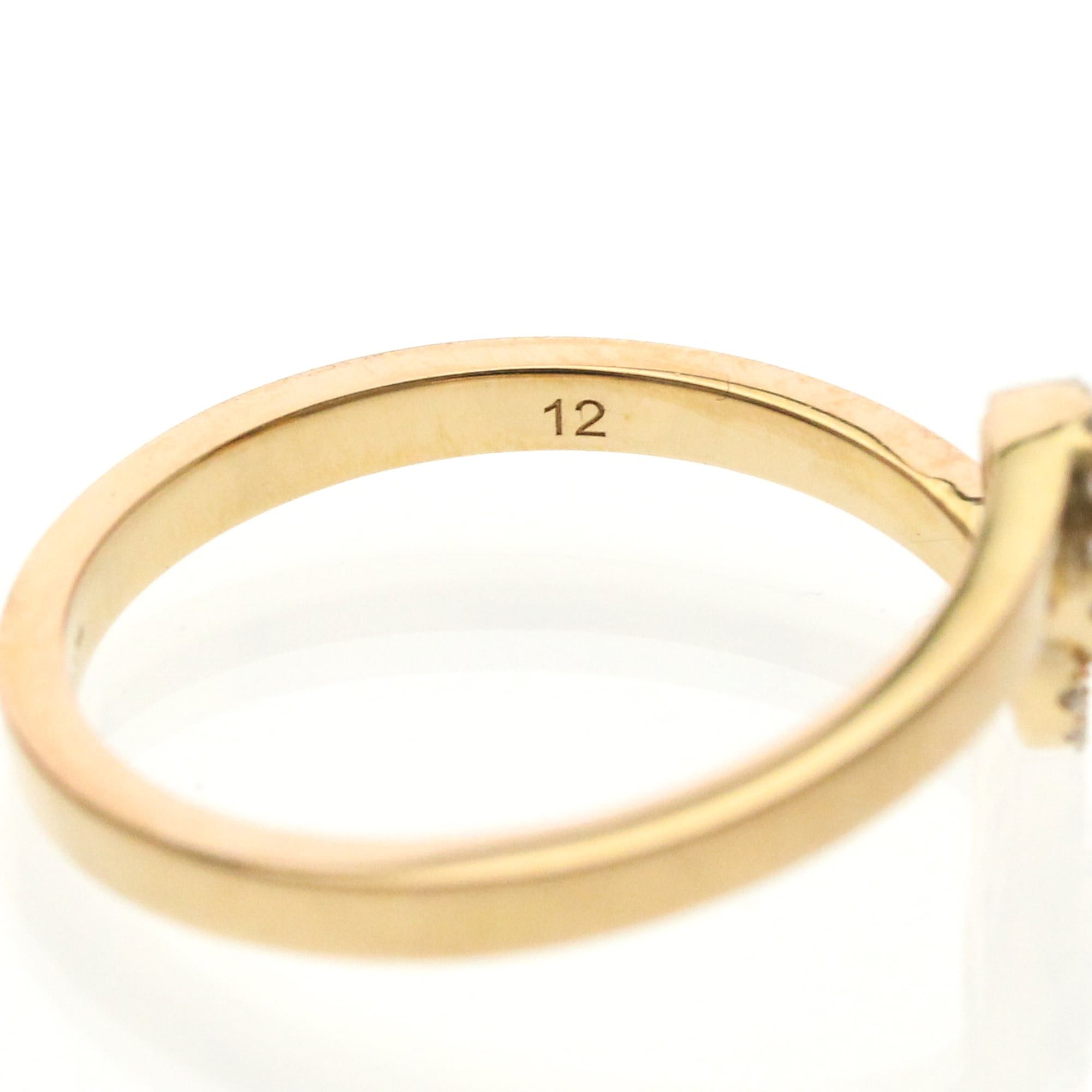 Gucci Gucci GG Running Ring Pink Gold (18K) Fashion Diamond Band Ring Pink Gold Size ONE SIZE - 8 Thumbnail