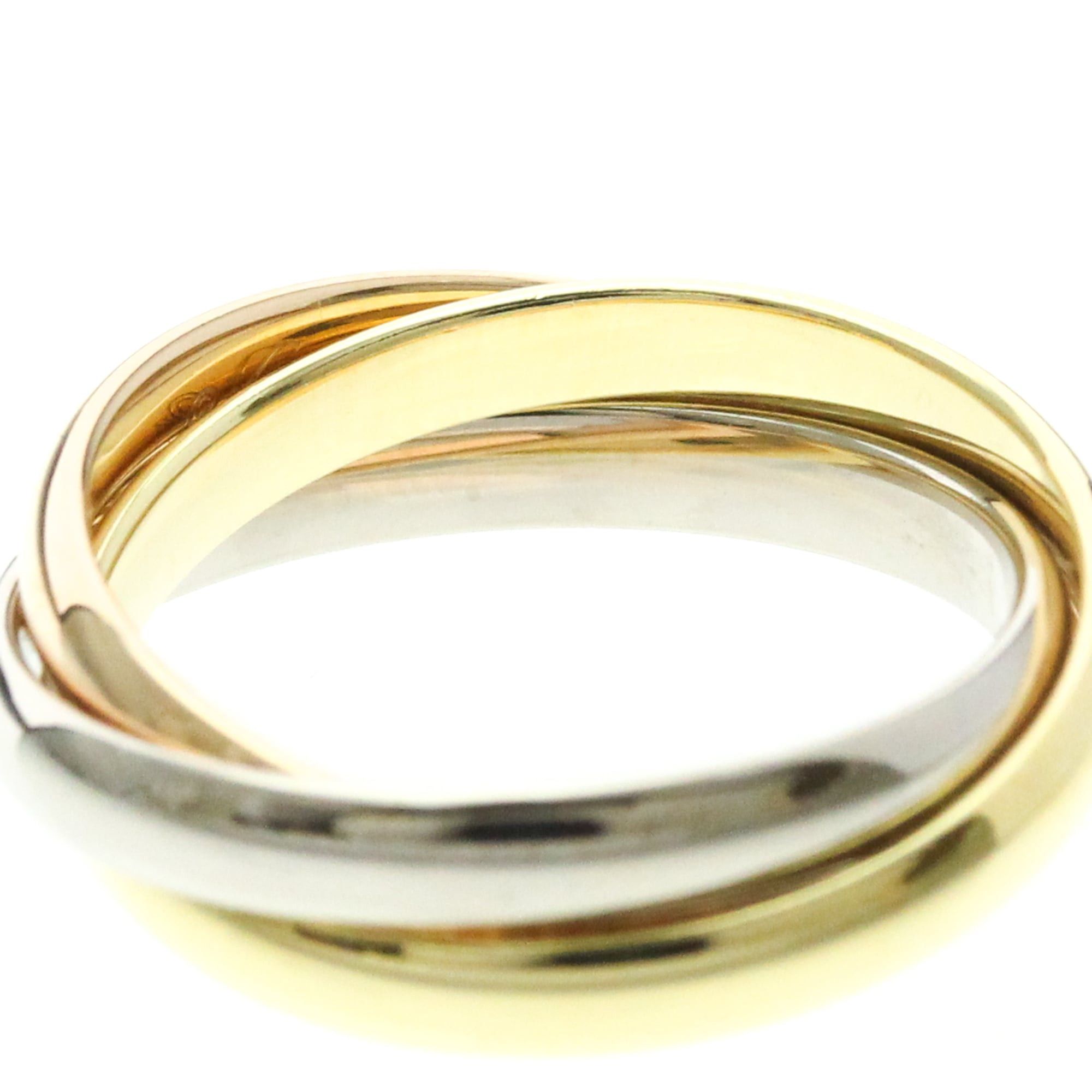 Cartier Cartier Trinity Yellow Gold (18K),Pink Gold (18K),White Gold (18K) Fashion No Stone Band Ring Gold Size ONE SIZE - 6 Thumbnail