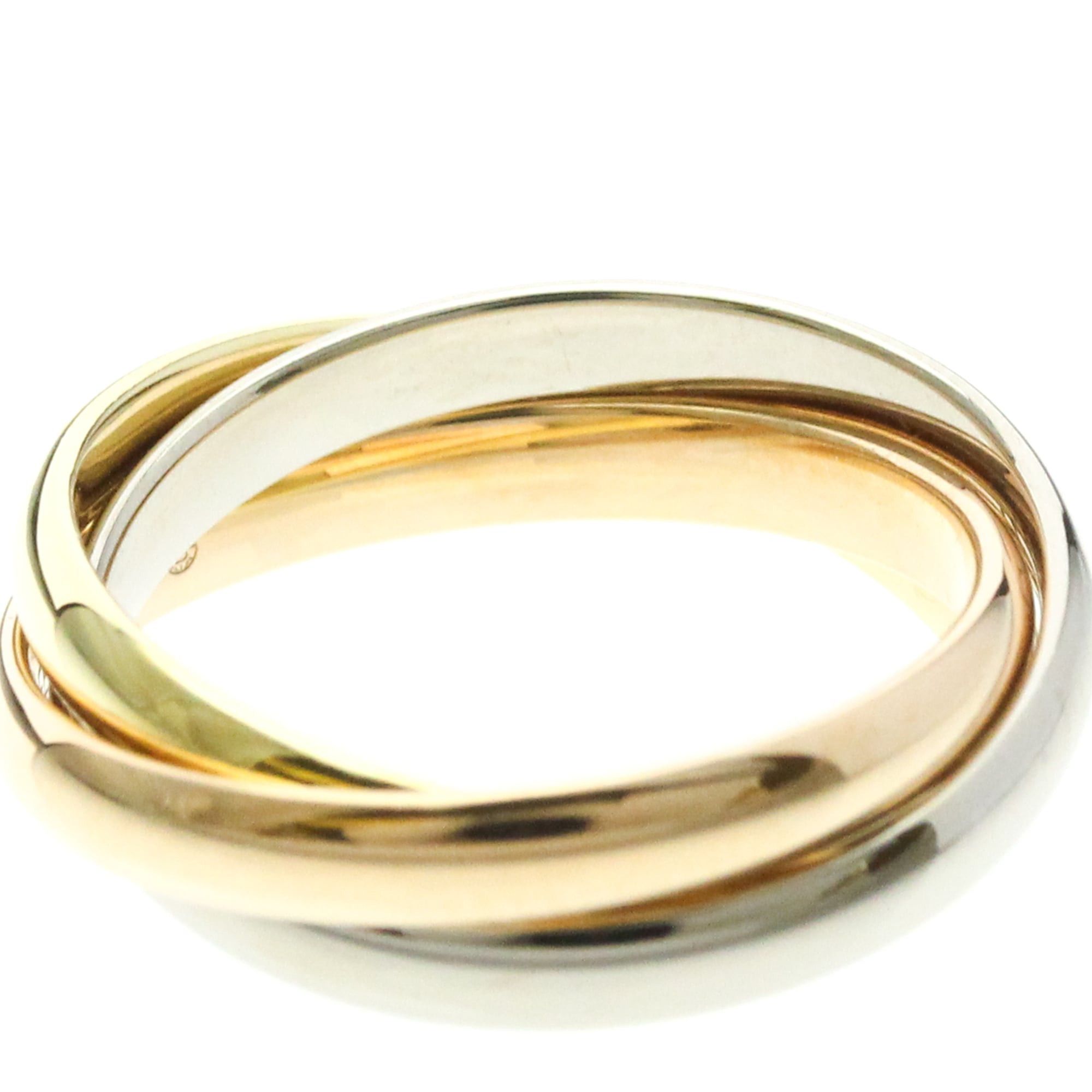 Cartier Cartier Trinity Yellow Gold (18K),Pink Gold (18K),White Gold (18K) Fashion No Stone Band Ring Gold Size ONE SIZE - 5 Thumbnail