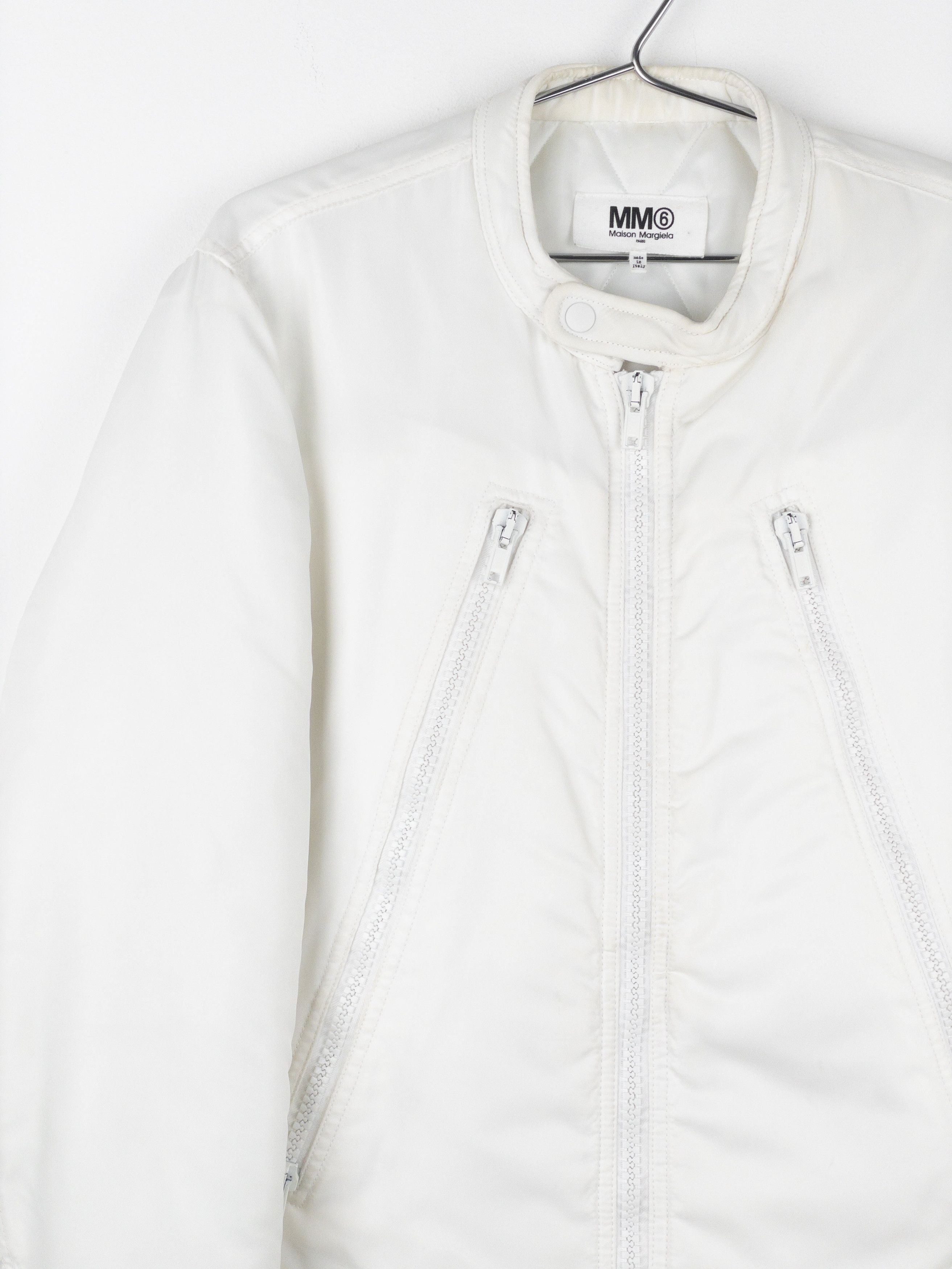 Maison Margiela MM6 AW19 5-Zip Puffer Biker Jacket Size US L / EU 52-54 / 3 - 5 Thumbnail