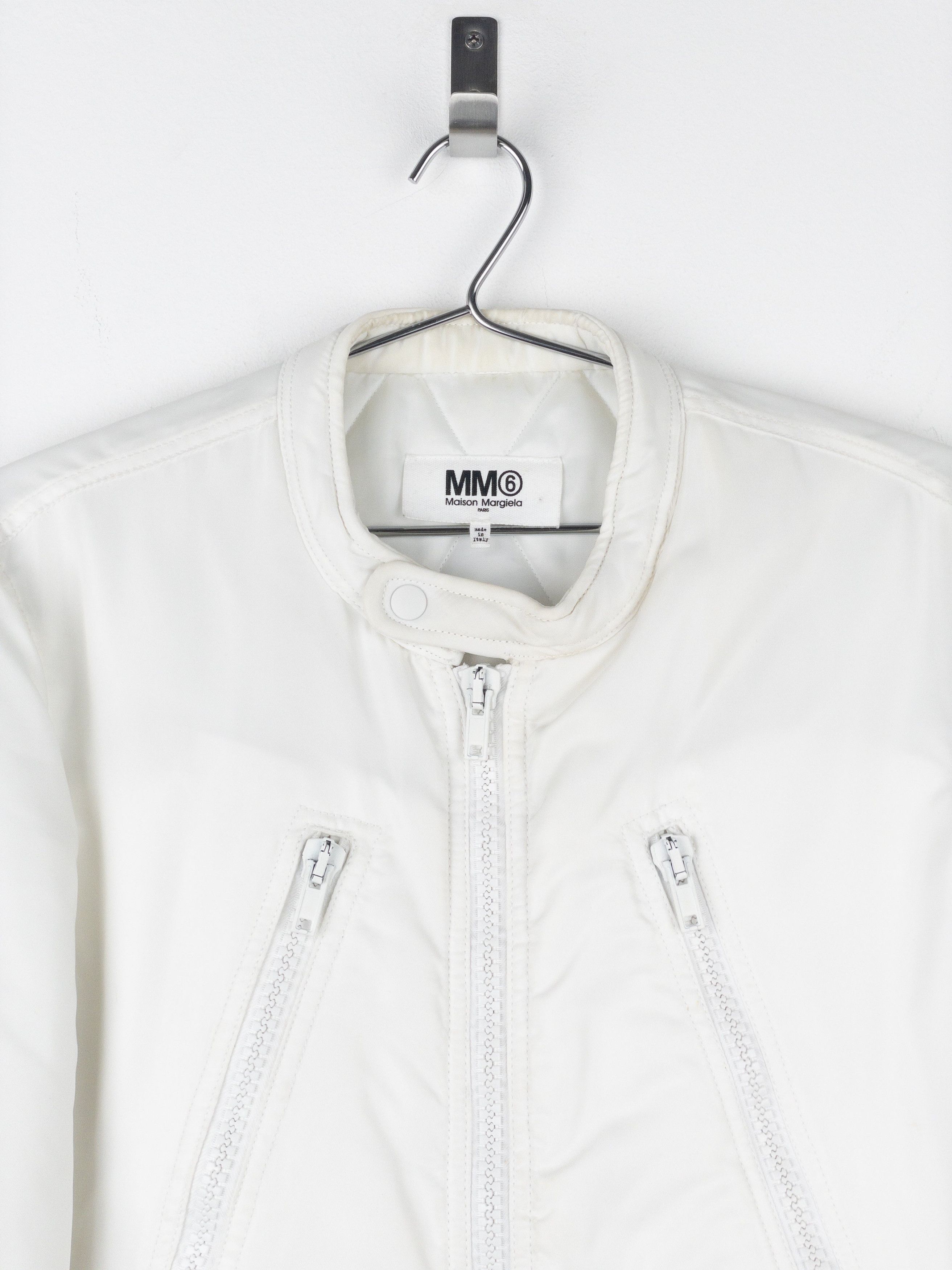 Maison Margiela MM6 AW19 5-Zip Puffer Biker Jacket Size US L / EU 52-54 / 3 - 3 Thumbnail